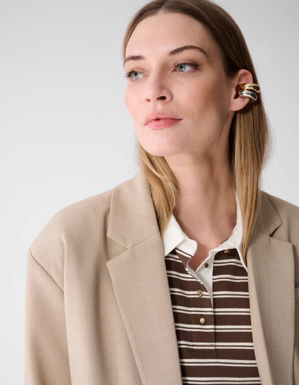 Melange-Blazer Sand SHOEBY WOMEN