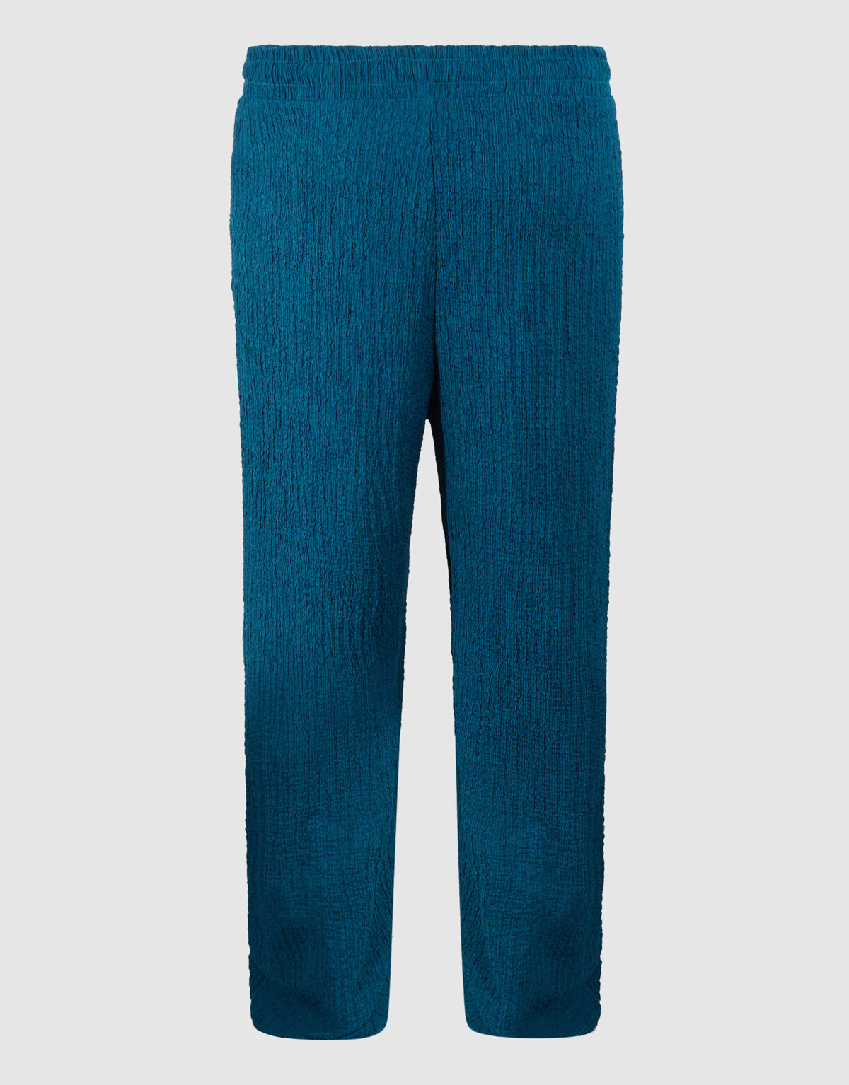 Crinkle-Hose mit weitem Bein Dunkelblau SHOEBY WOMEN