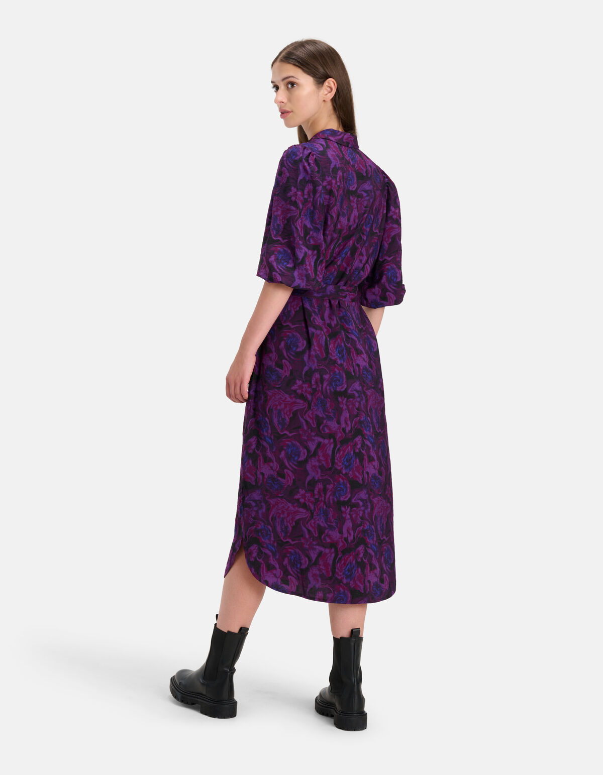 Kleid mit Blumenmuster Lila SHOEBY WOMEN