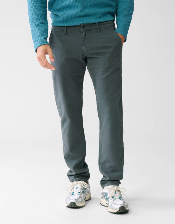 Jog Chino Dunkelgr&uuml;n SHOEBY MEN