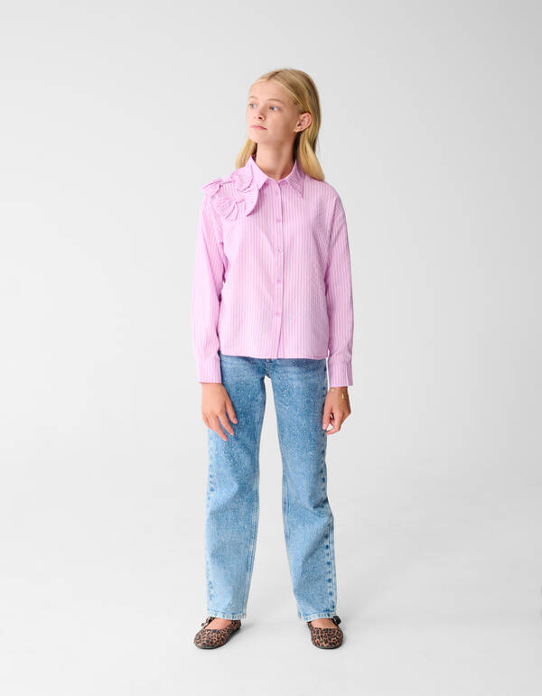 Strass Straight Fit Jeans Blau SHOEBY GIRLS