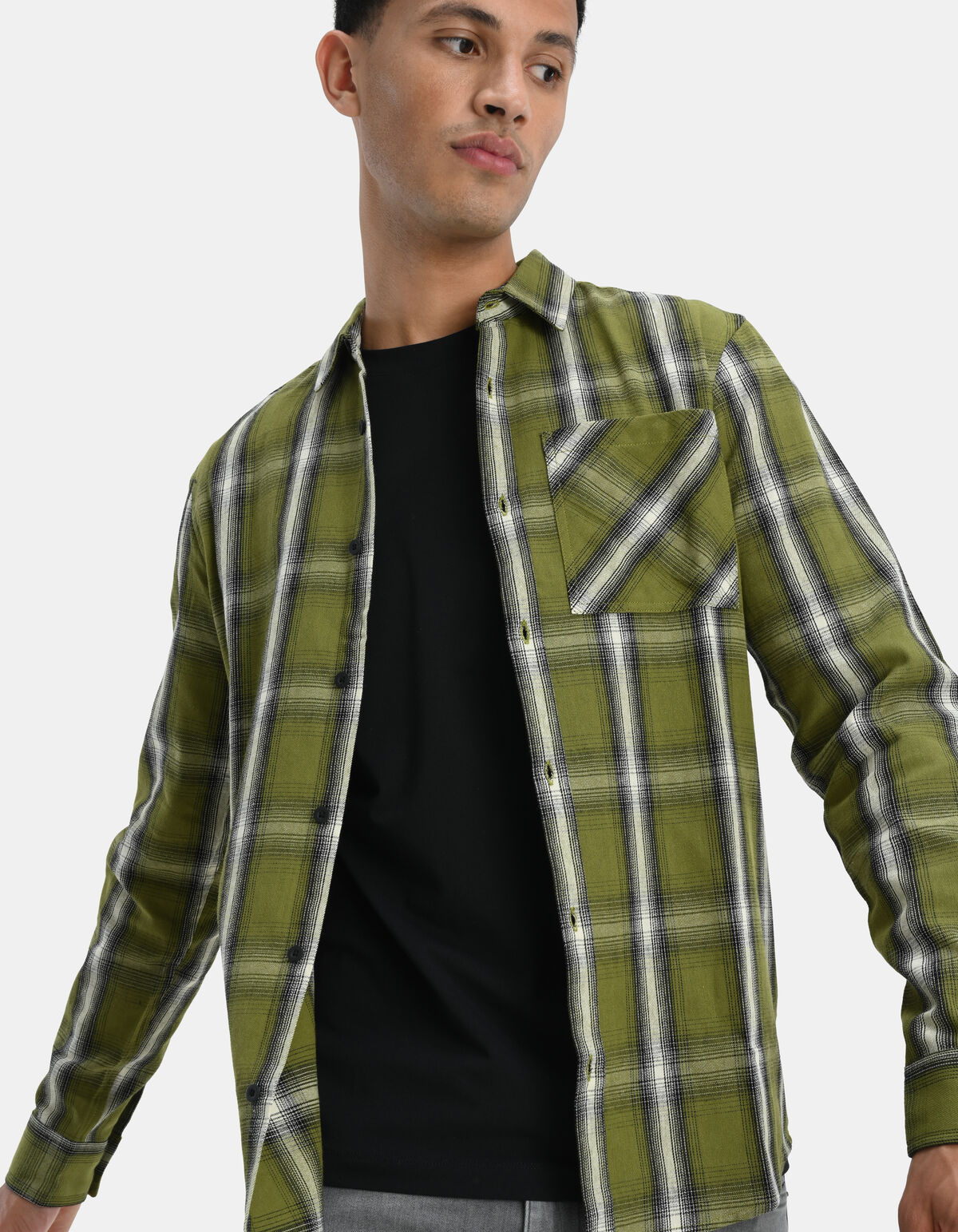 Grünes Karohemd SHOEBY MEN