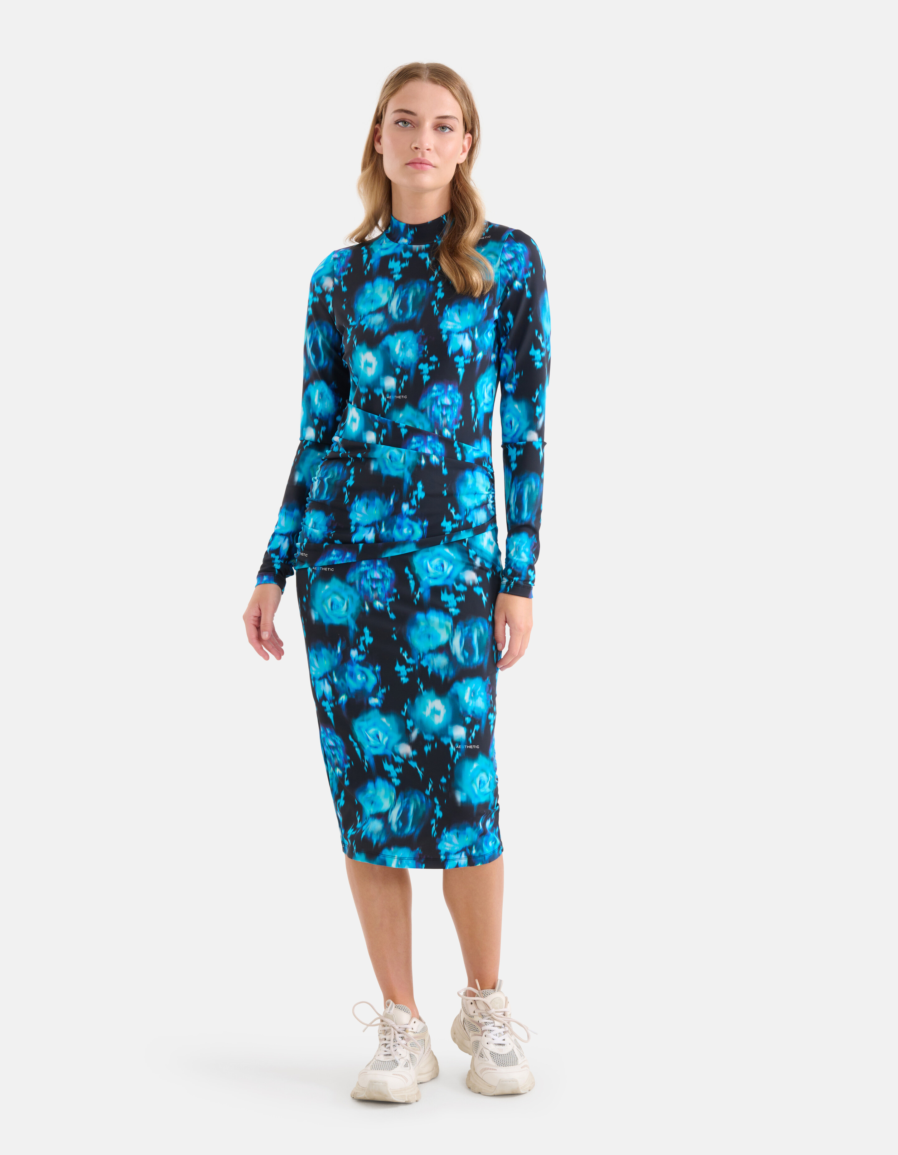 Bedrucktes Reisekleid Blau SHOEBY WOMEN