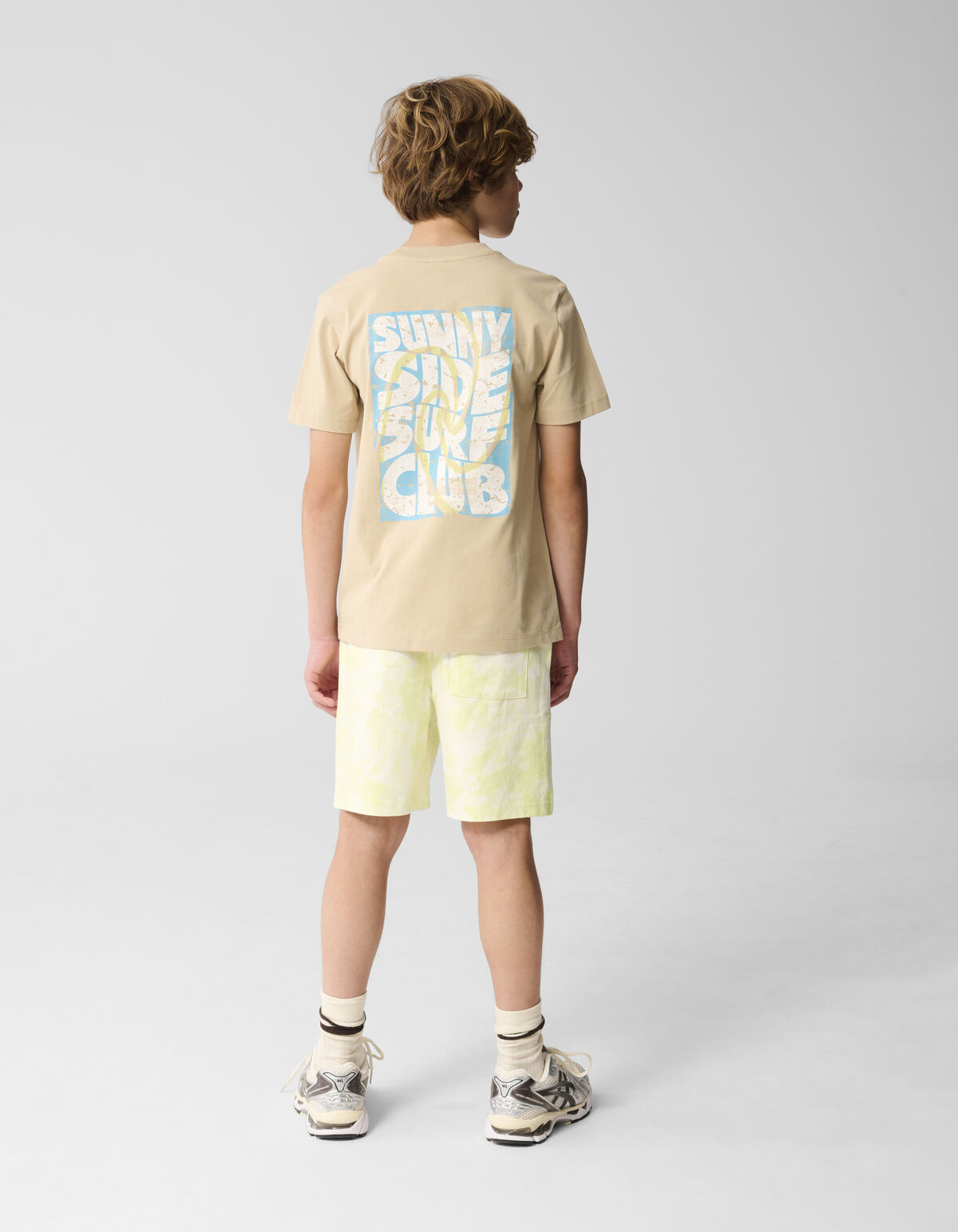 Sunny Side Kunstwerk T-shirt Beige SHOEBY BOYS