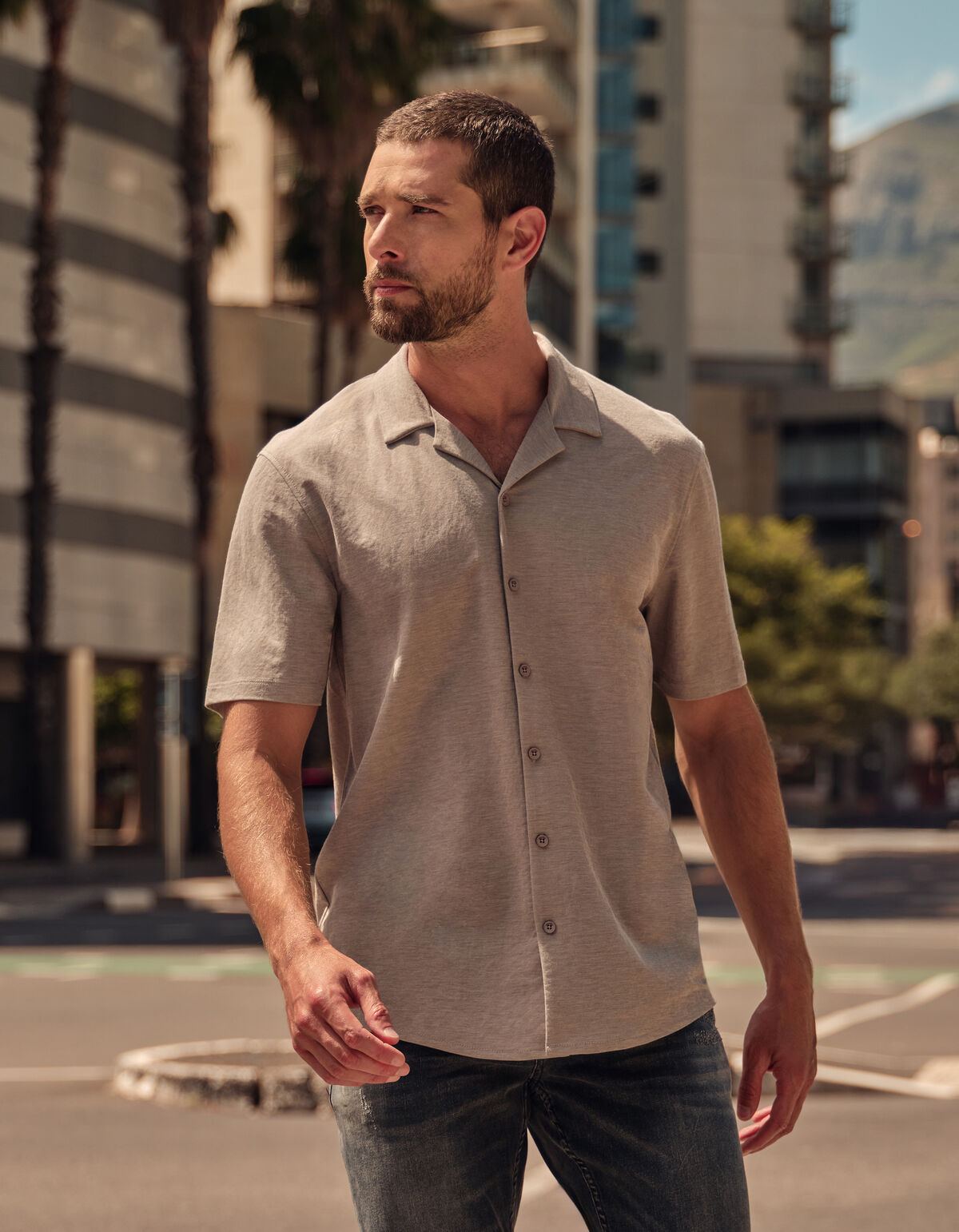 Piqu&eacute;-Hemd Dunkelgr&uuml;n SHOEBY MEN