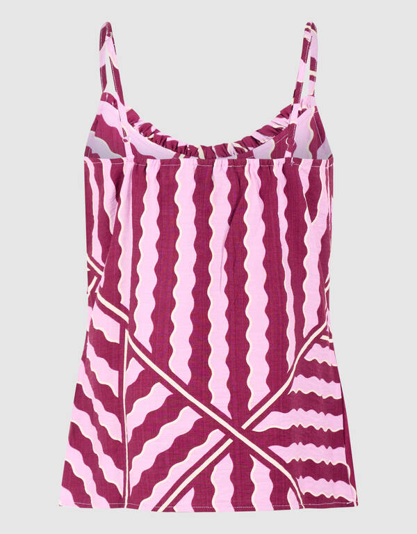 Singlet mit Wellenmuster Rosa/Lila SHOEBY WOMEN