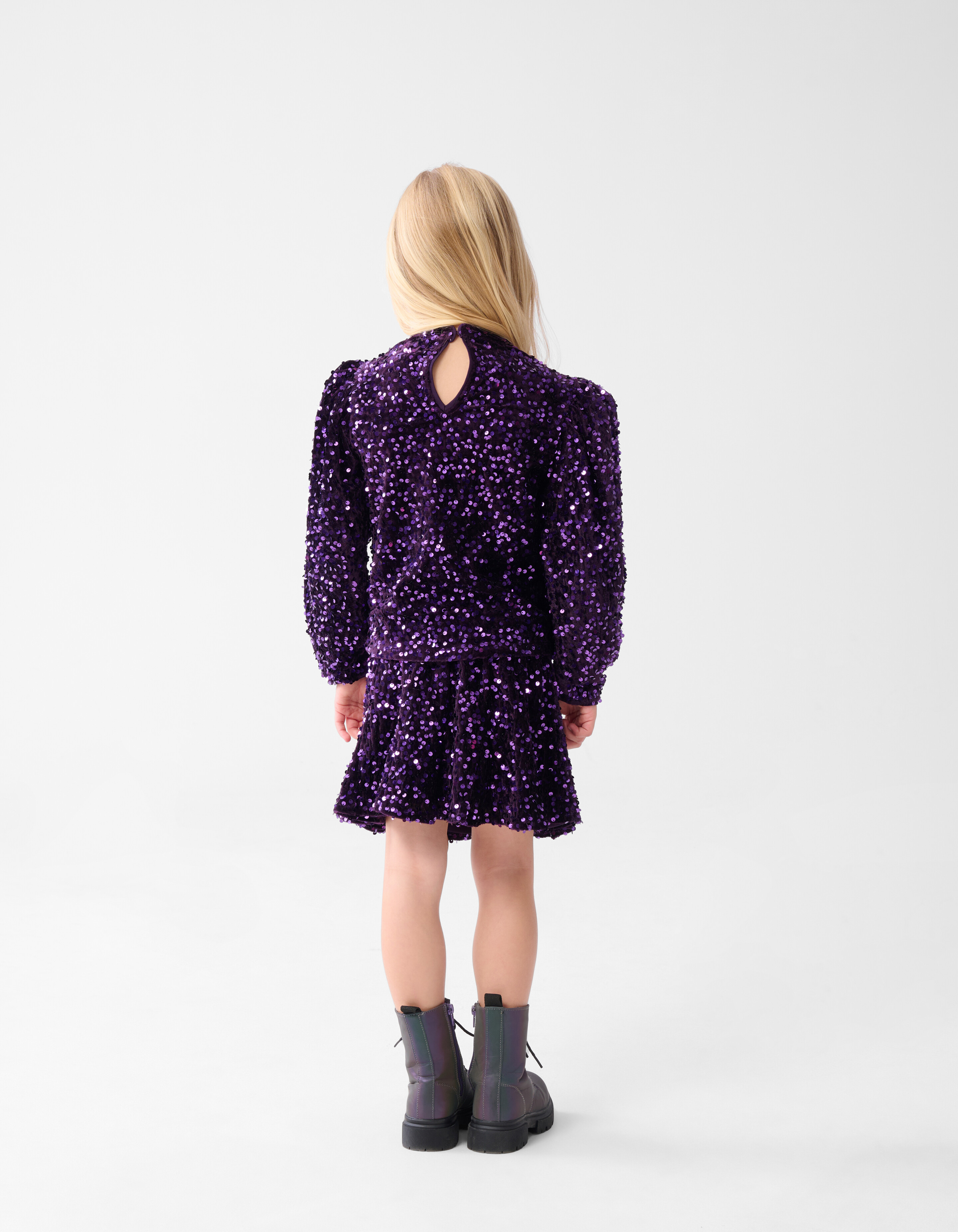 Pailletten Top Lila SHOEBY GIRLS