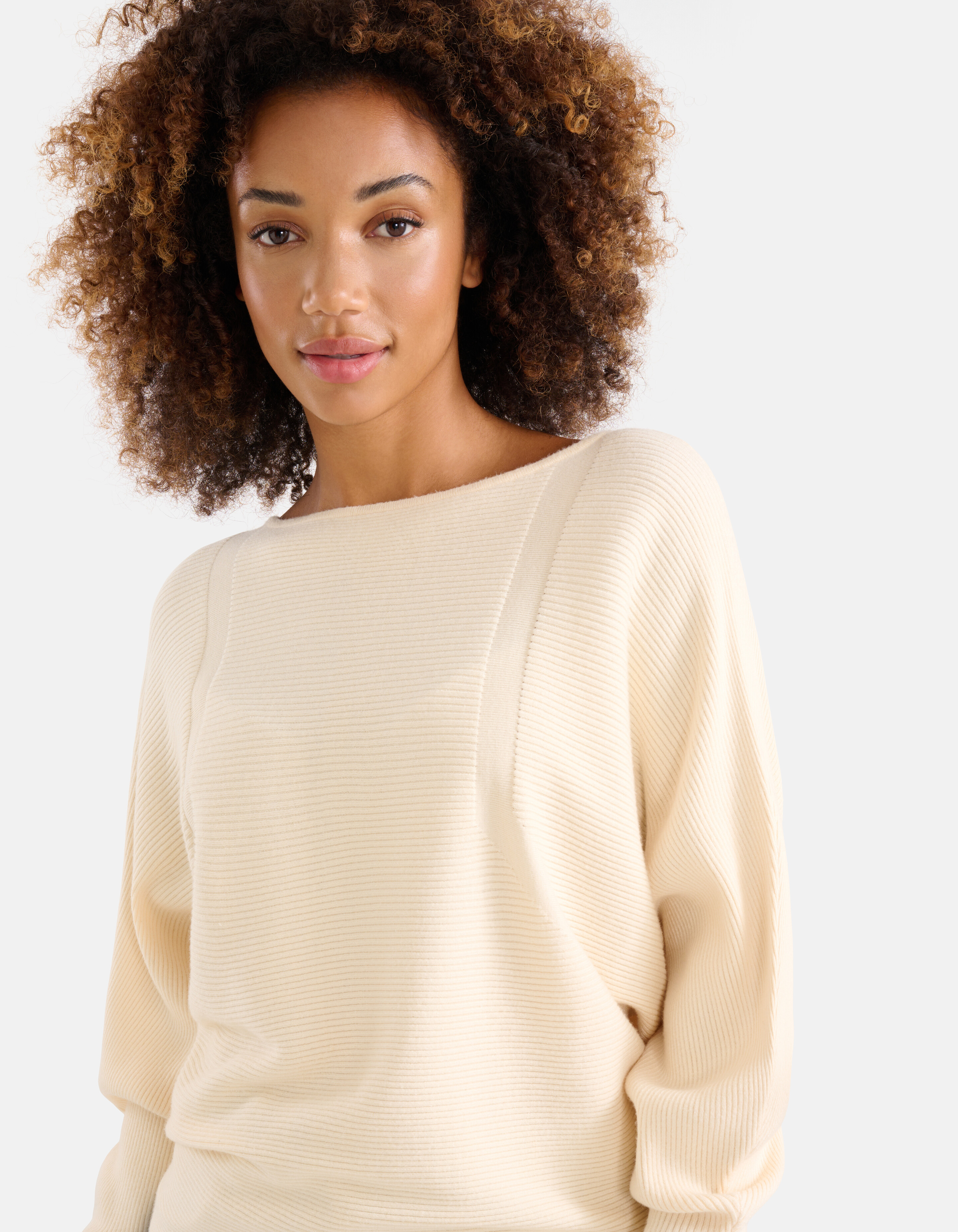 Oversized Trui Gebroken Wit SHOEBY WOMEN