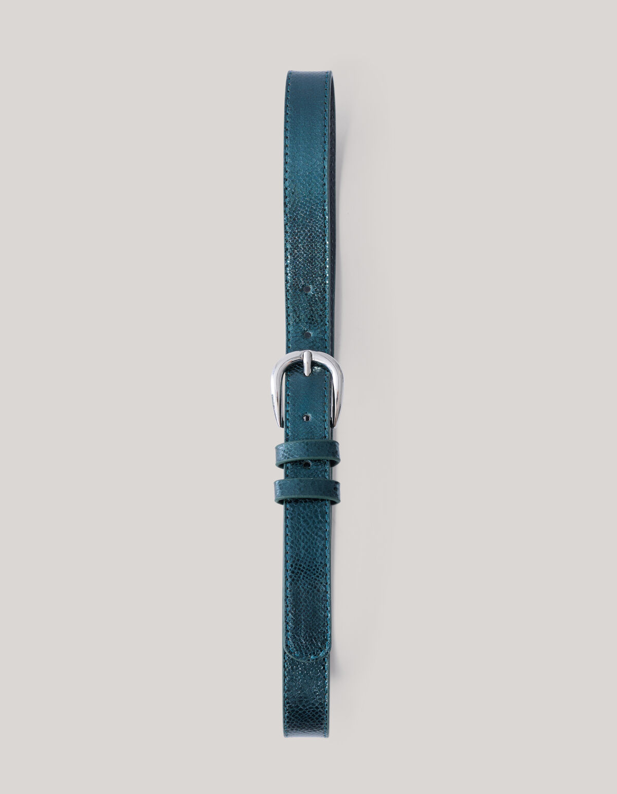 Metallischer Gürtel Grün SHOEBY ACCESSOIRES