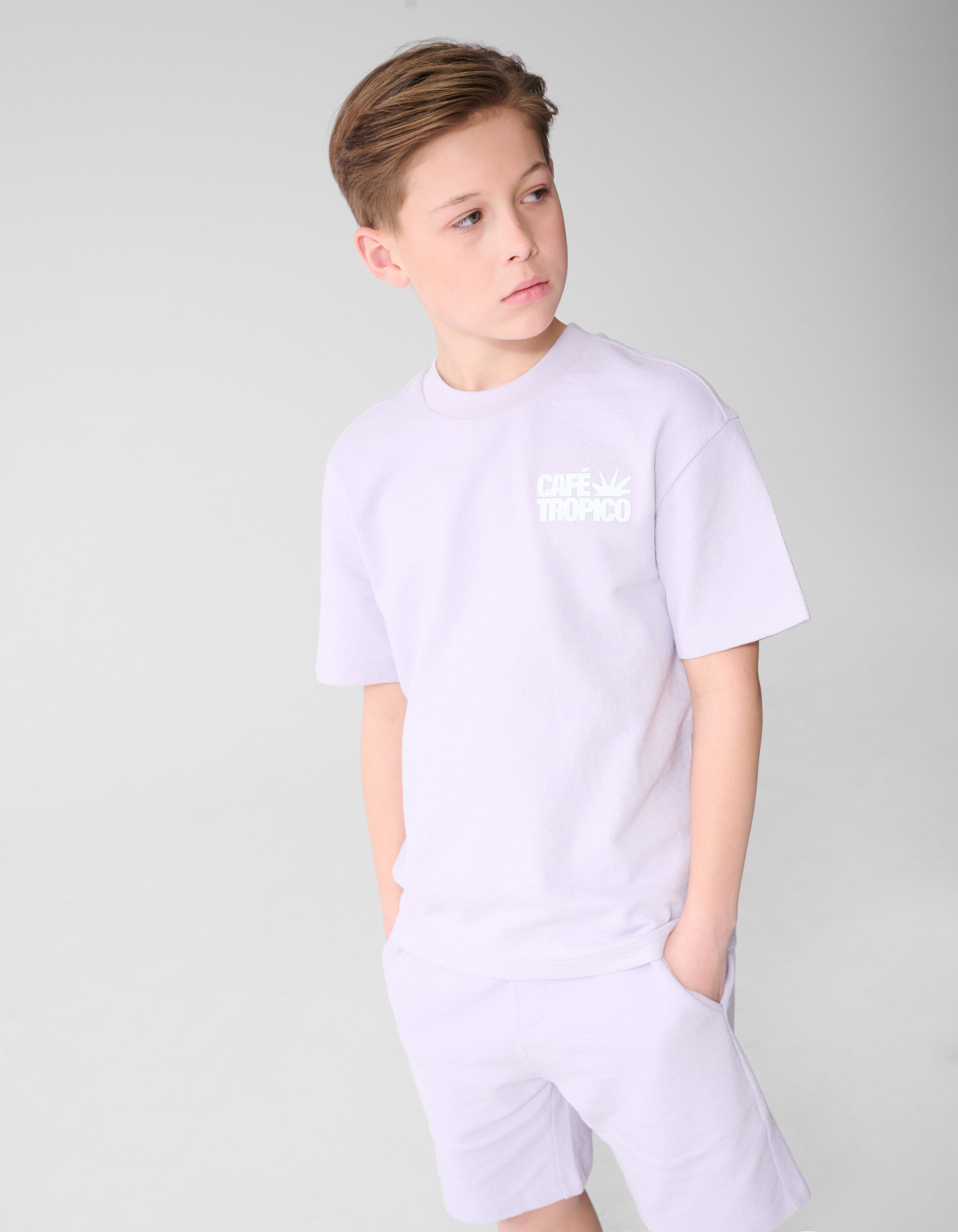 Tropico Artwork T-Shirt Helllila SHOEBY BOYS