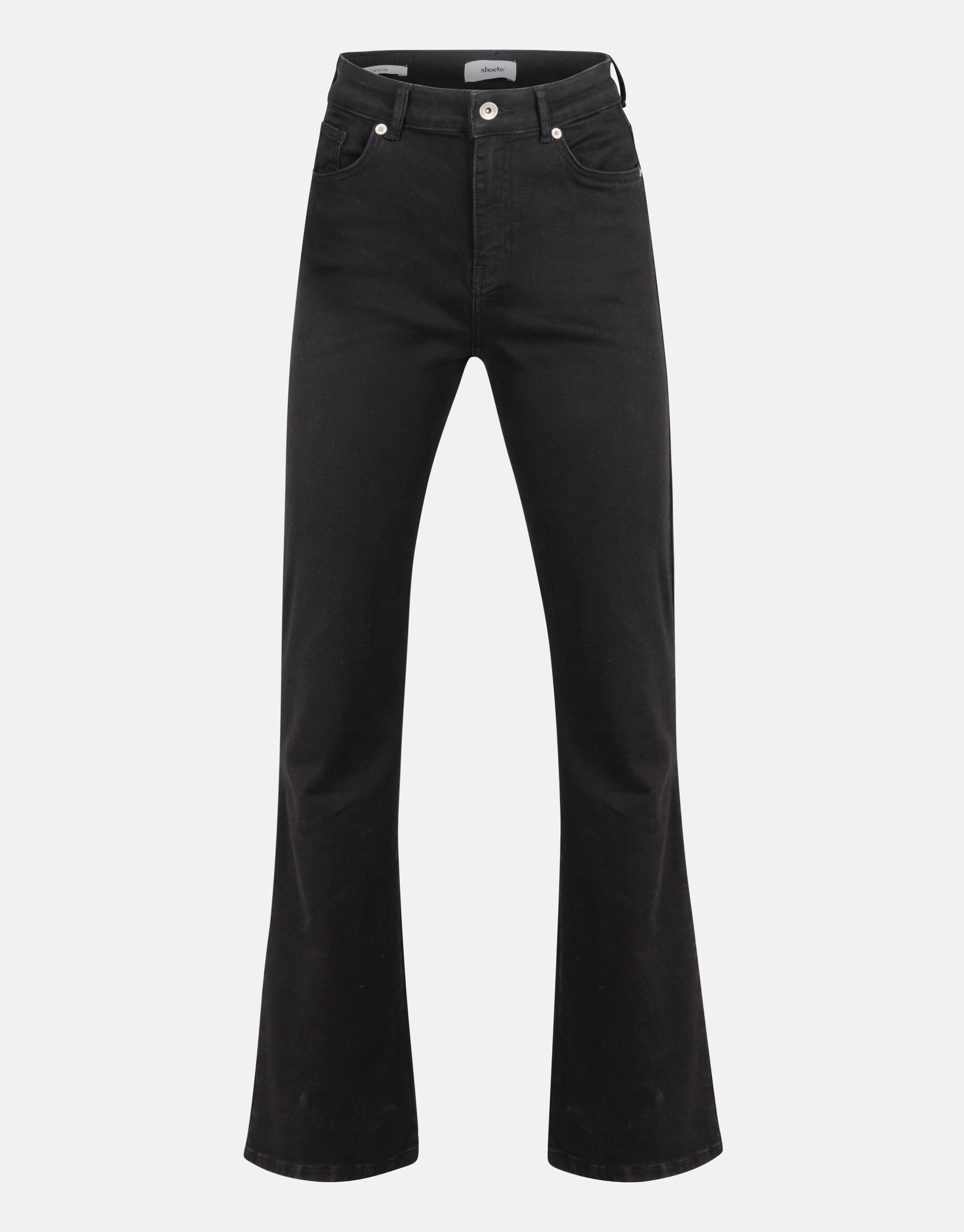 Flared Denim Jeans Schwarz SHOEBY WOMEN