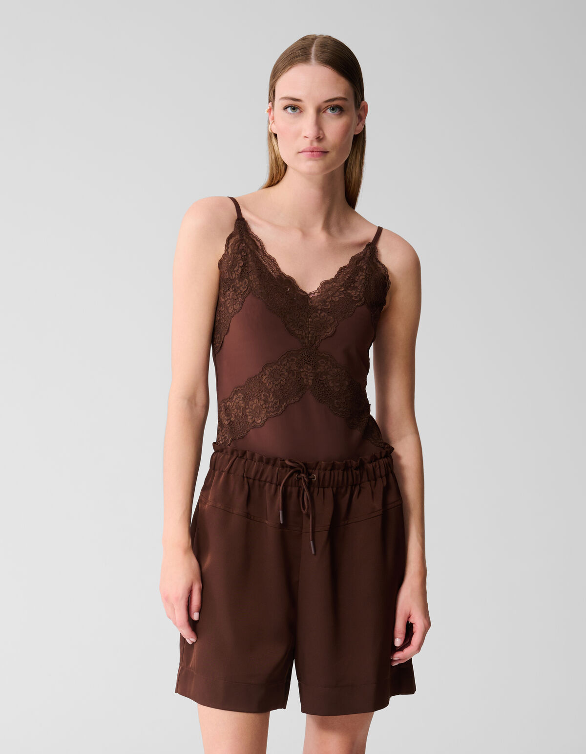 Spitzenbody Braun SHOEBY WOMEN