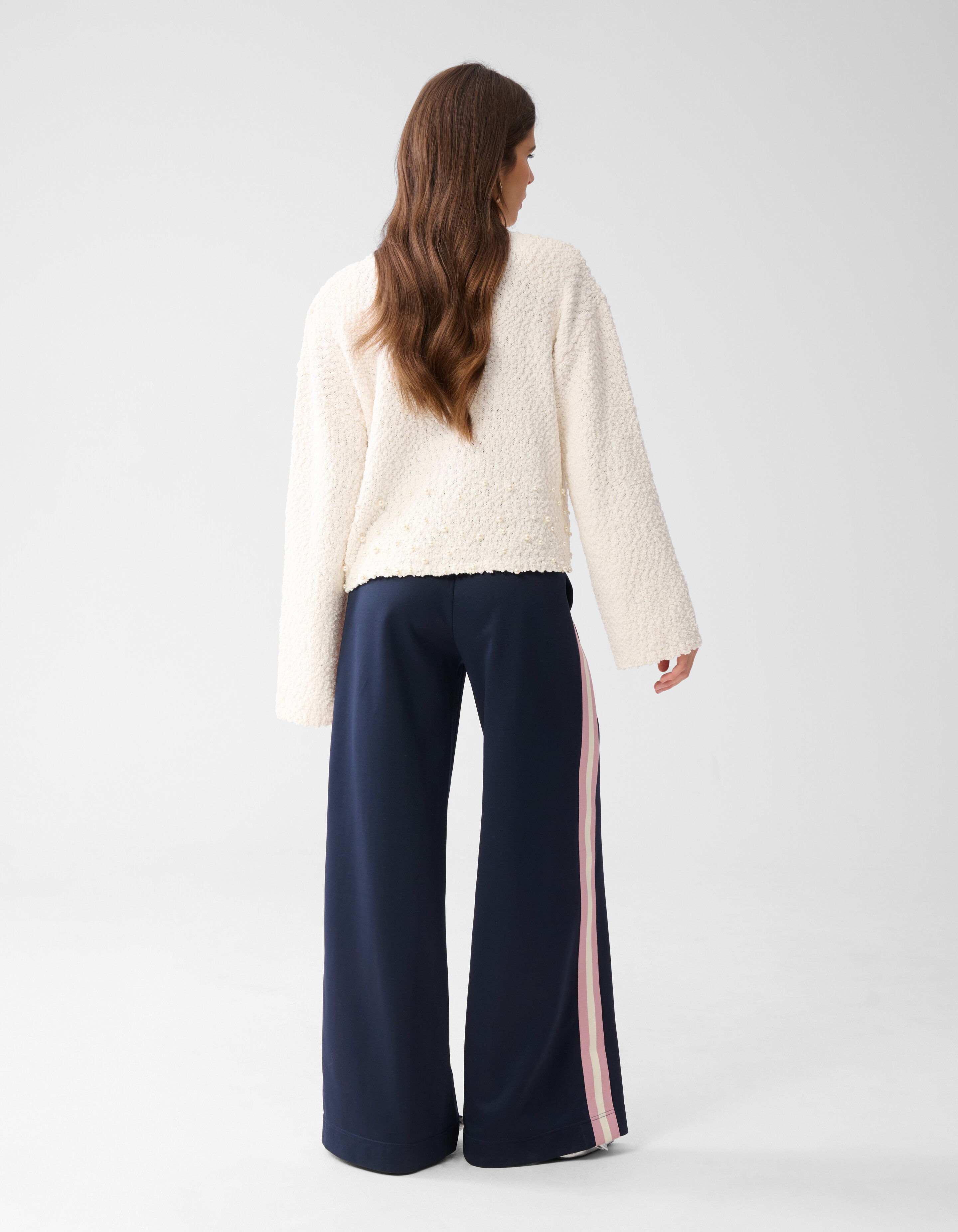 Perlenpullover Off White SHOEBY WOMEN