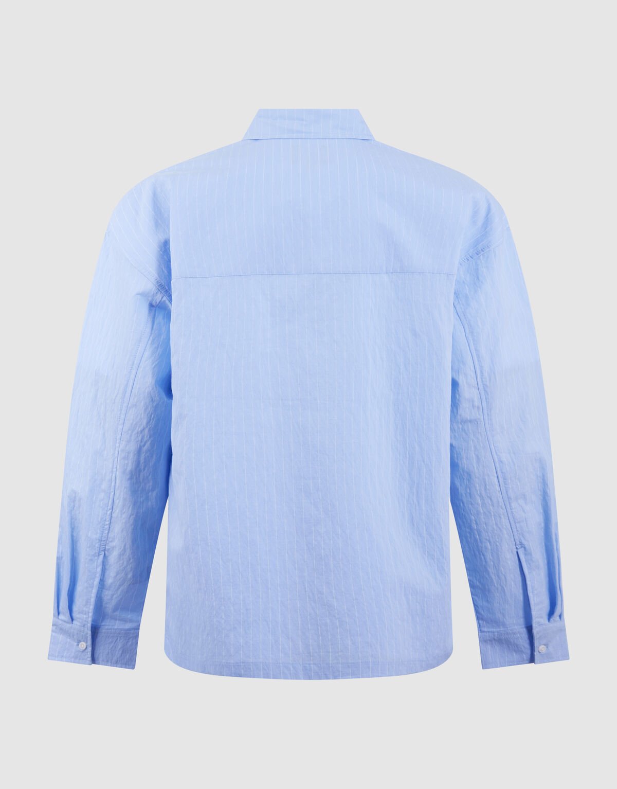 Relaxed Fit Nadelstreifenhemd Hellblau SHOEBY MEN