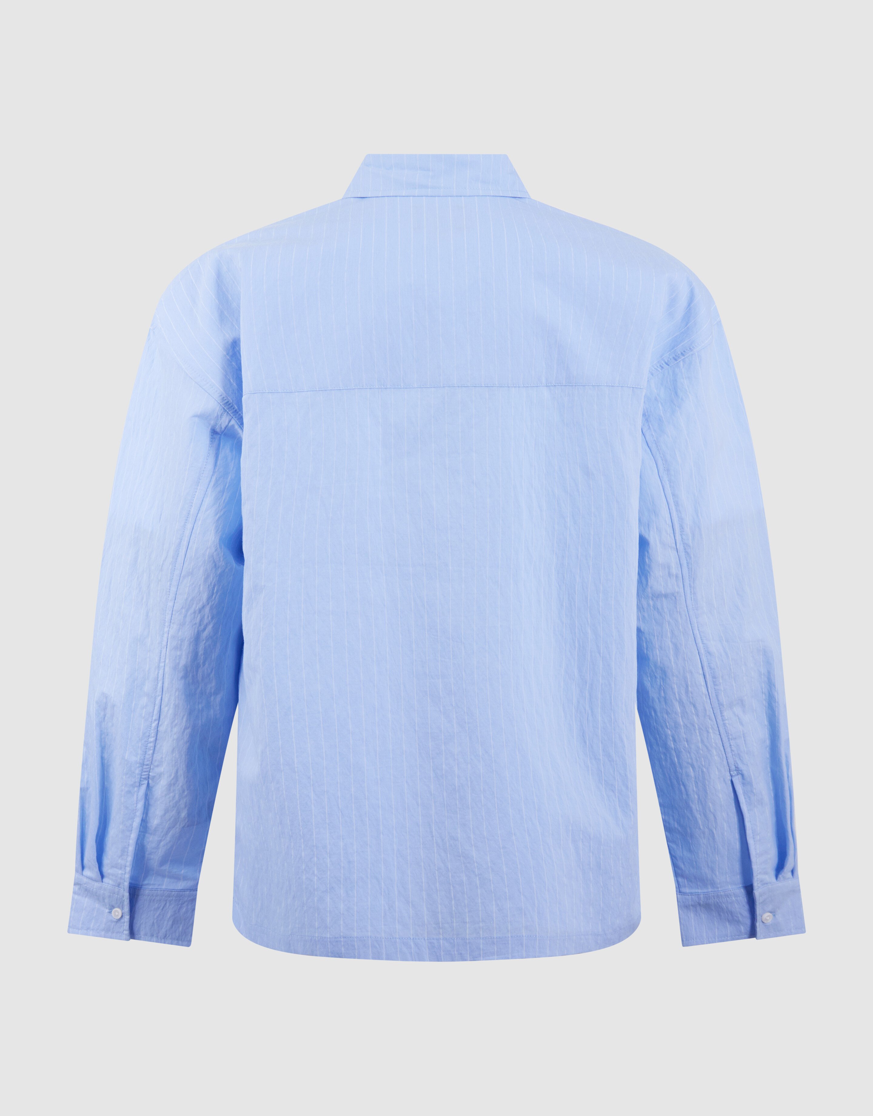 Relaxed Fit Nadelstreifenhemd Hellblau SHOEBY MEN