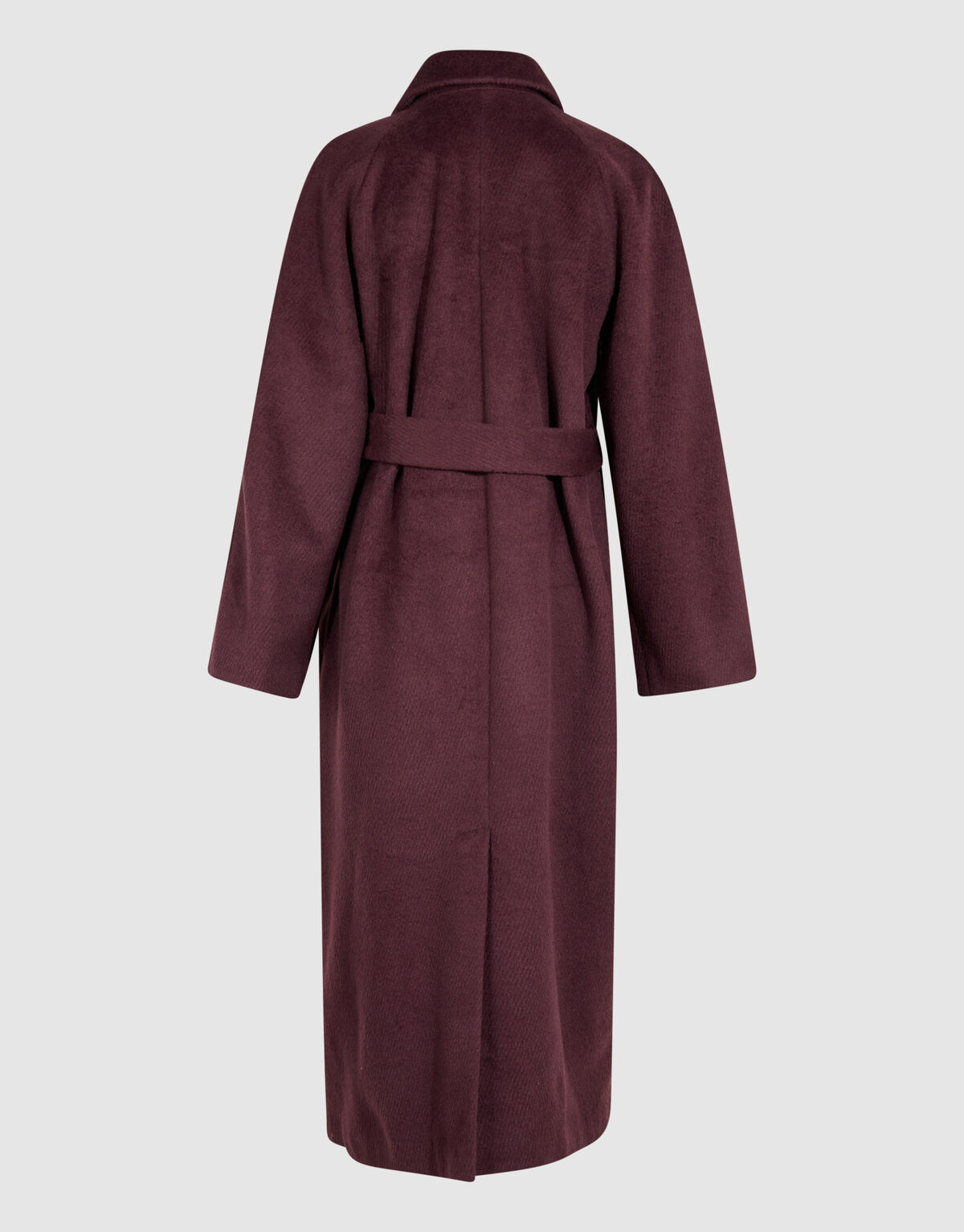 Lange Wollmantel Dunkelrot By Mieke SHOEBY WOMEN