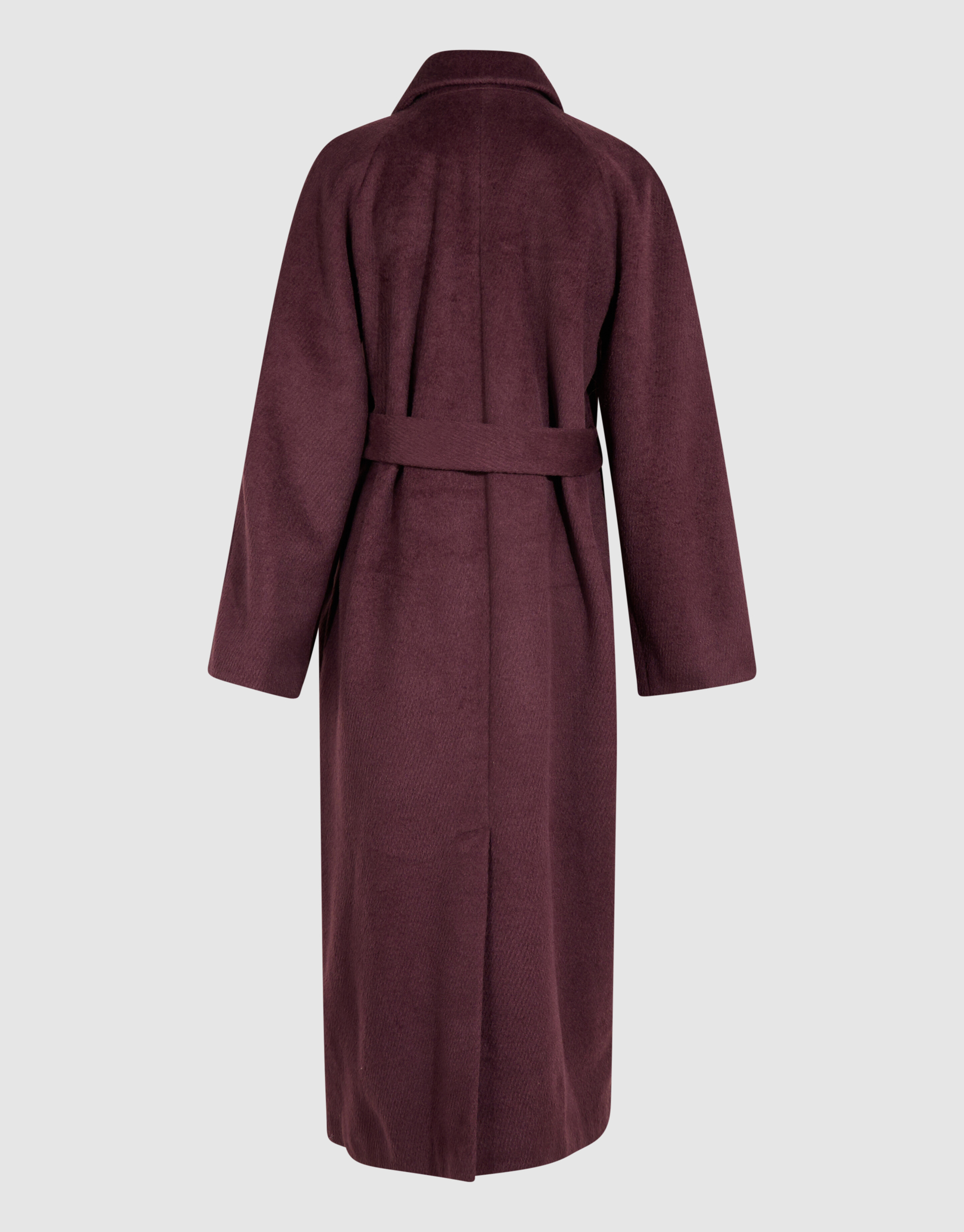 Lange Wollmantel Dunkelrot By Mieke SHOEBY WOMEN