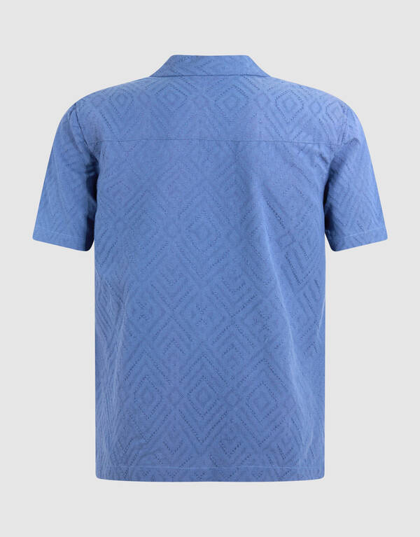 Jacquard-Hemd Hellblau SHOEBY MEN