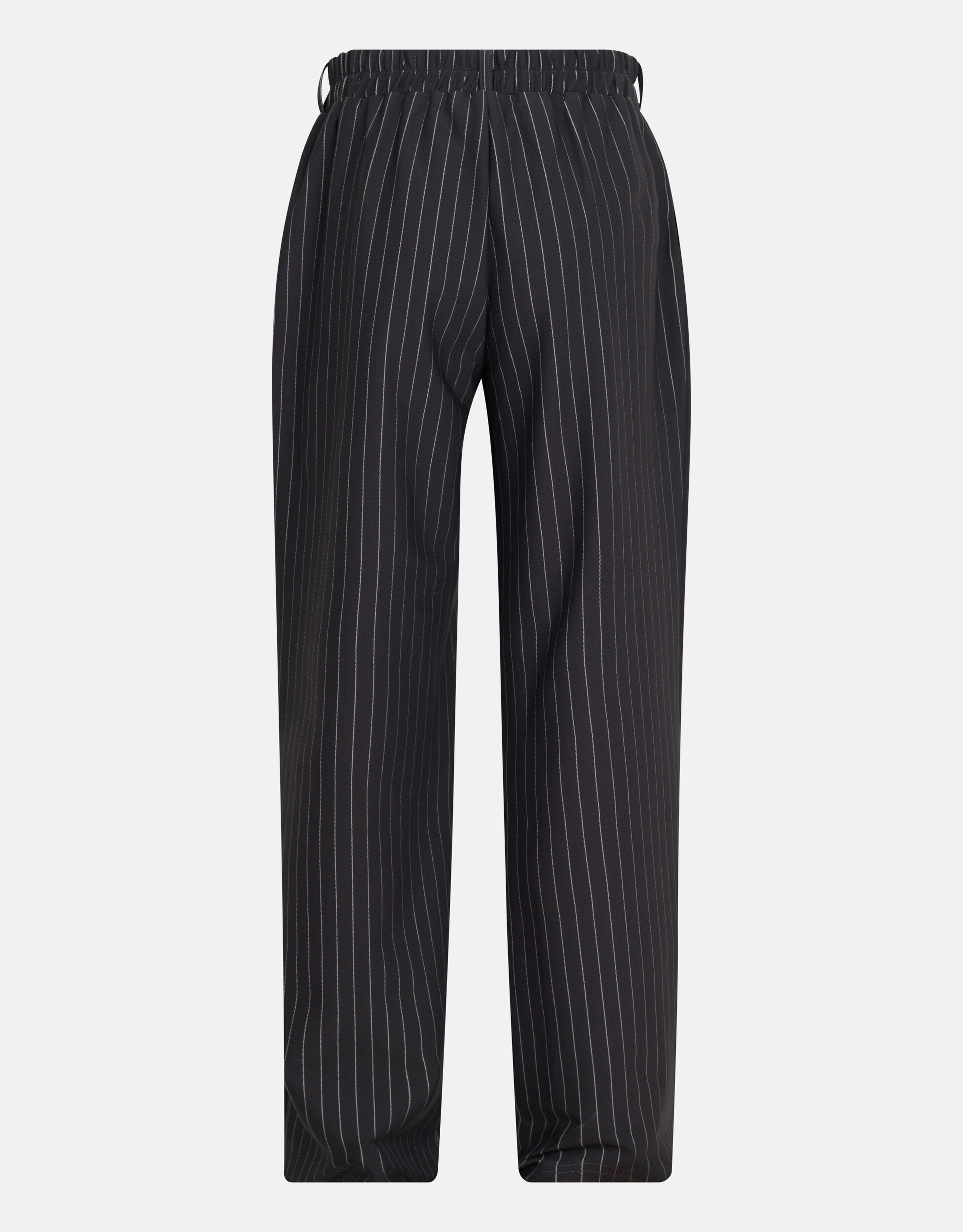 Pinstripe Wide Leg Broek Donkergrijs SHOEBY GIRLS