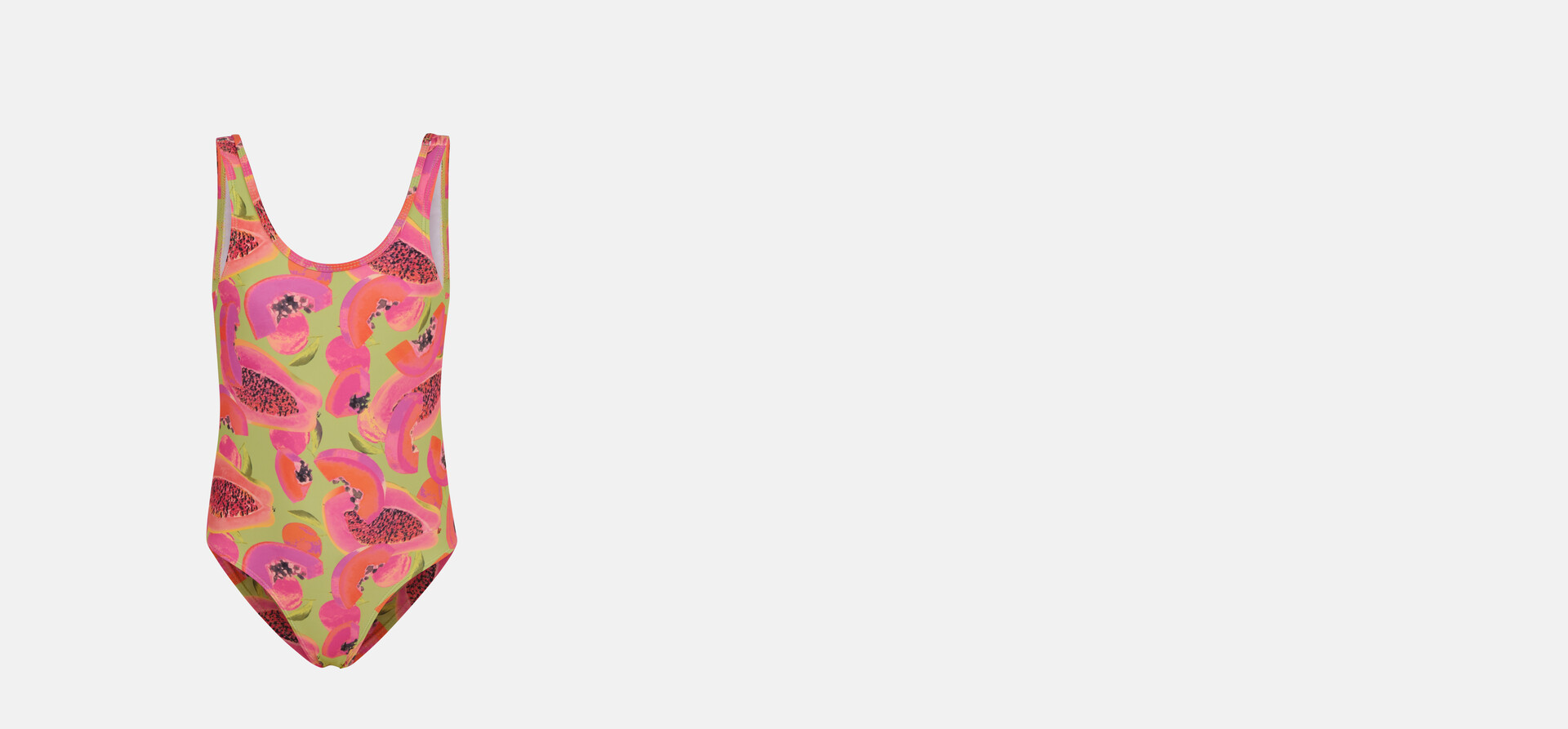 Badeanzug mit Obstmuster Grün SHOEBY GIRLS
