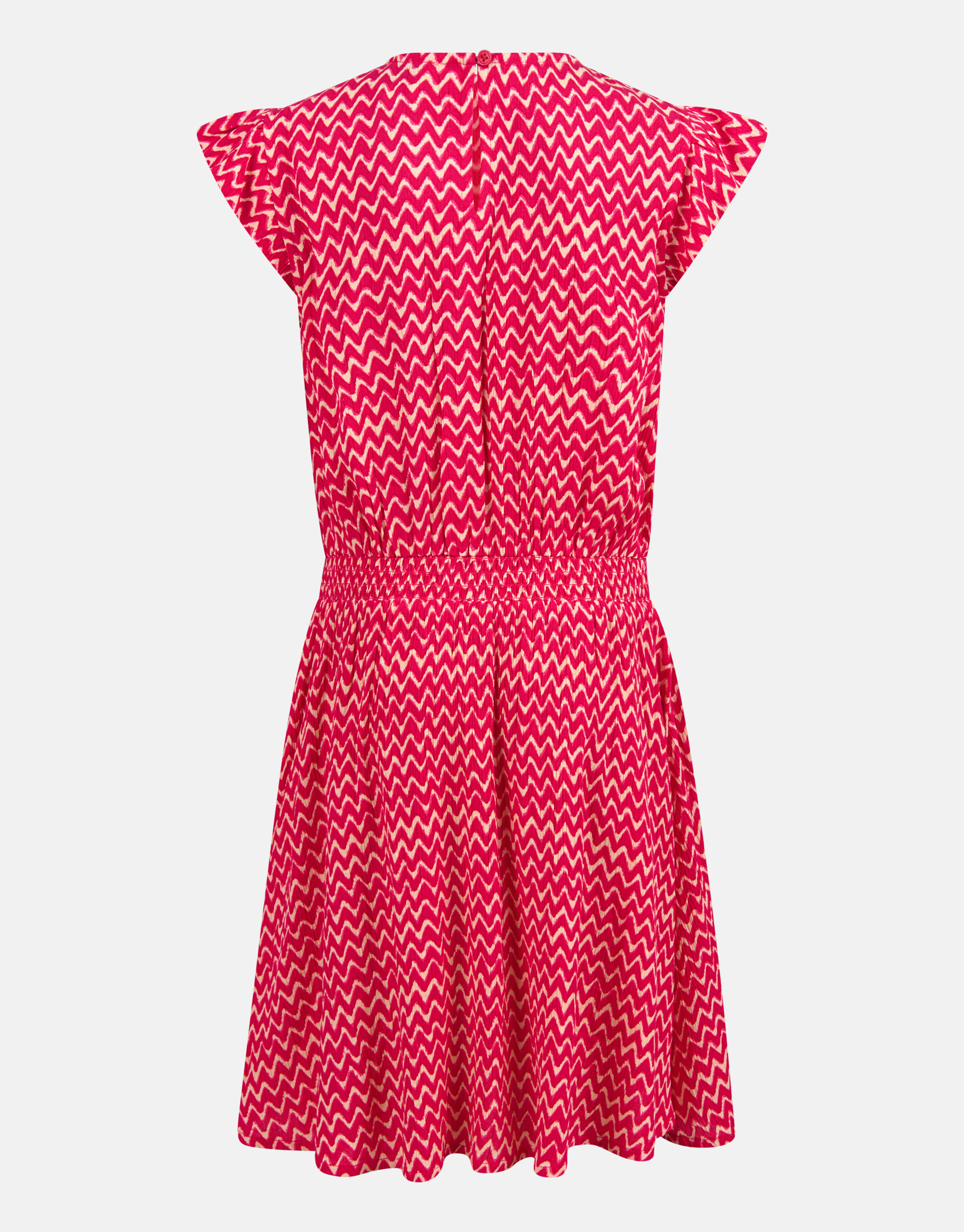 Printed Crinkle Jurk Roze SHOEBY GIRLS