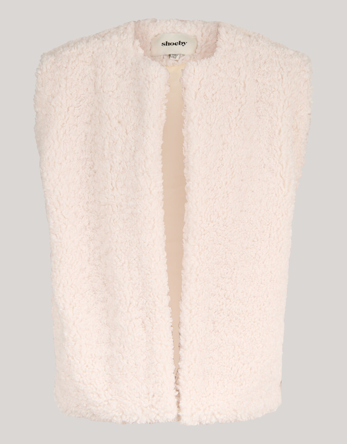 Teddy Gilet Off White SHOEBY GIRLS
