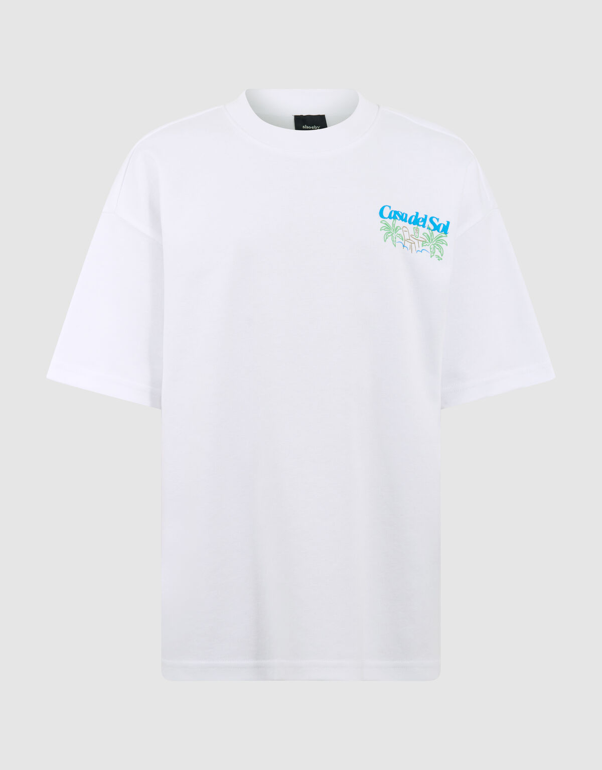 Casa Del Sol Kunst T-Shirt Wei&szlig; SHOEBY BOYS