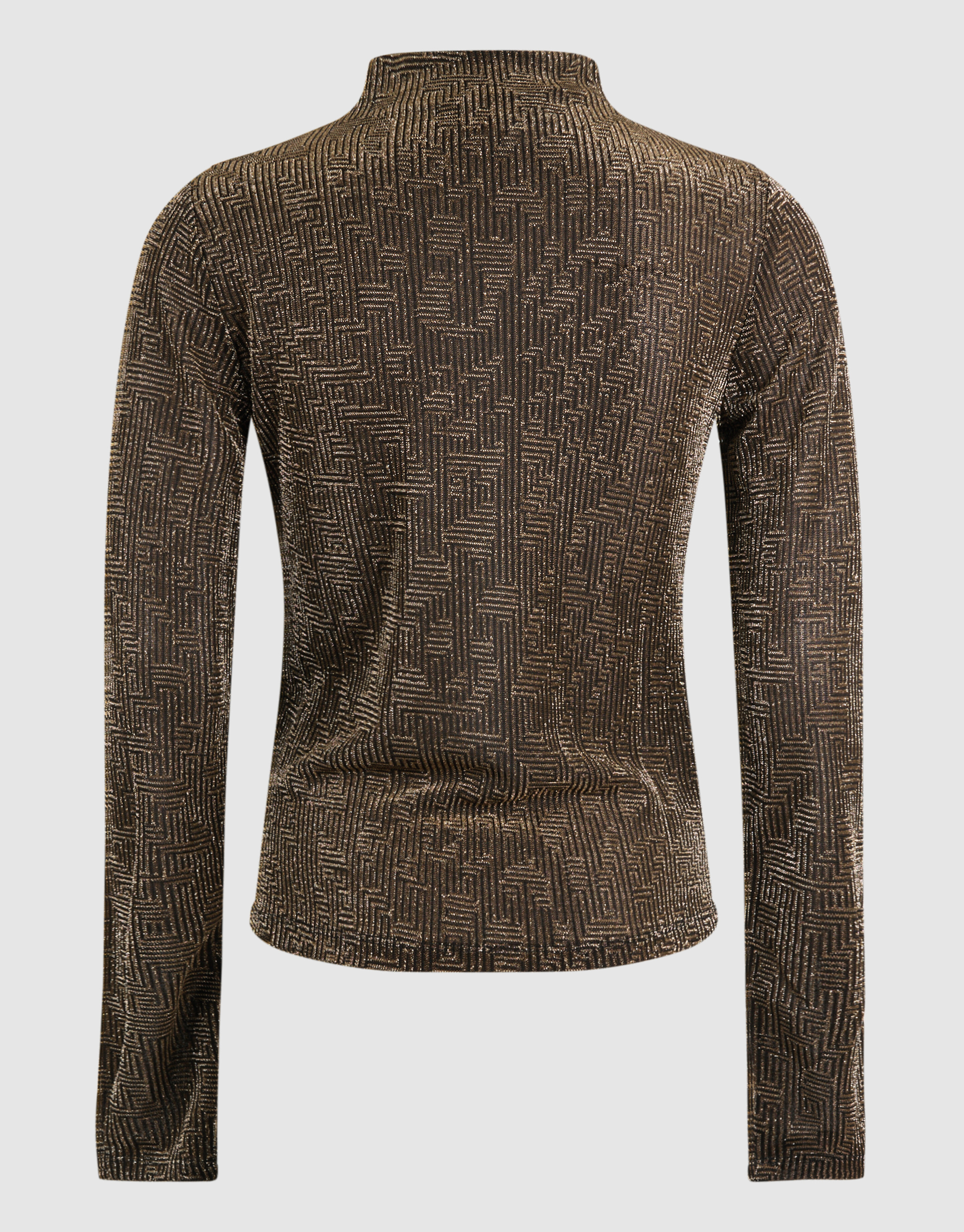 Glitzerndes Top mit Ausschnitt, Gold SHOEBY WOMEN