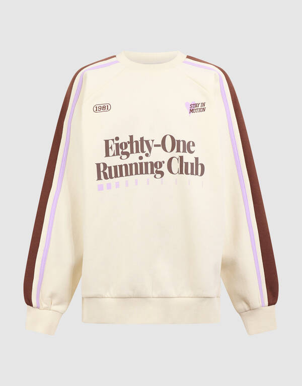 Gro&szlig;er Sportpullover in Off-White SHOEBY GIRLS