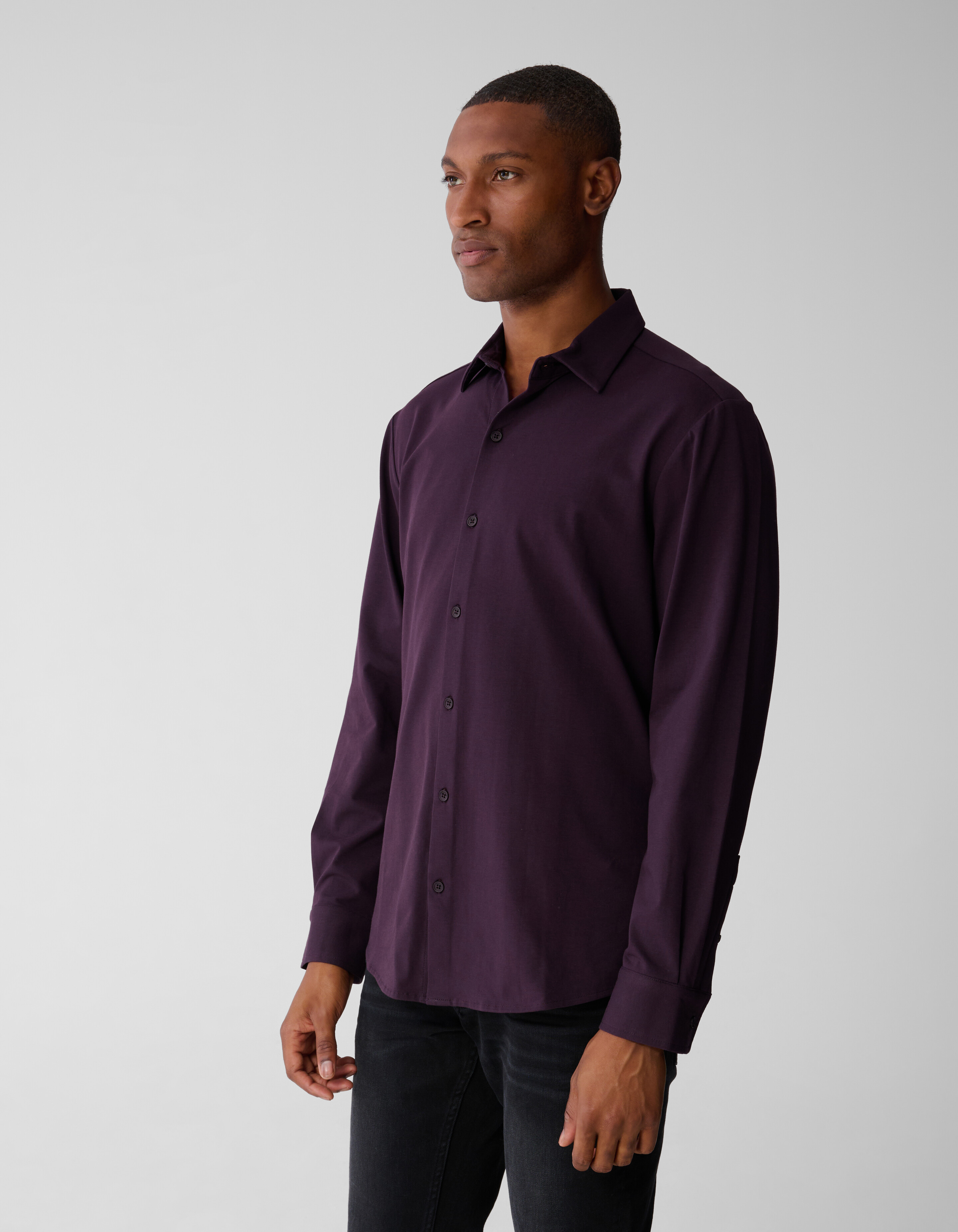 Jersey Hemd Dunkelrot SHOEBY MEN