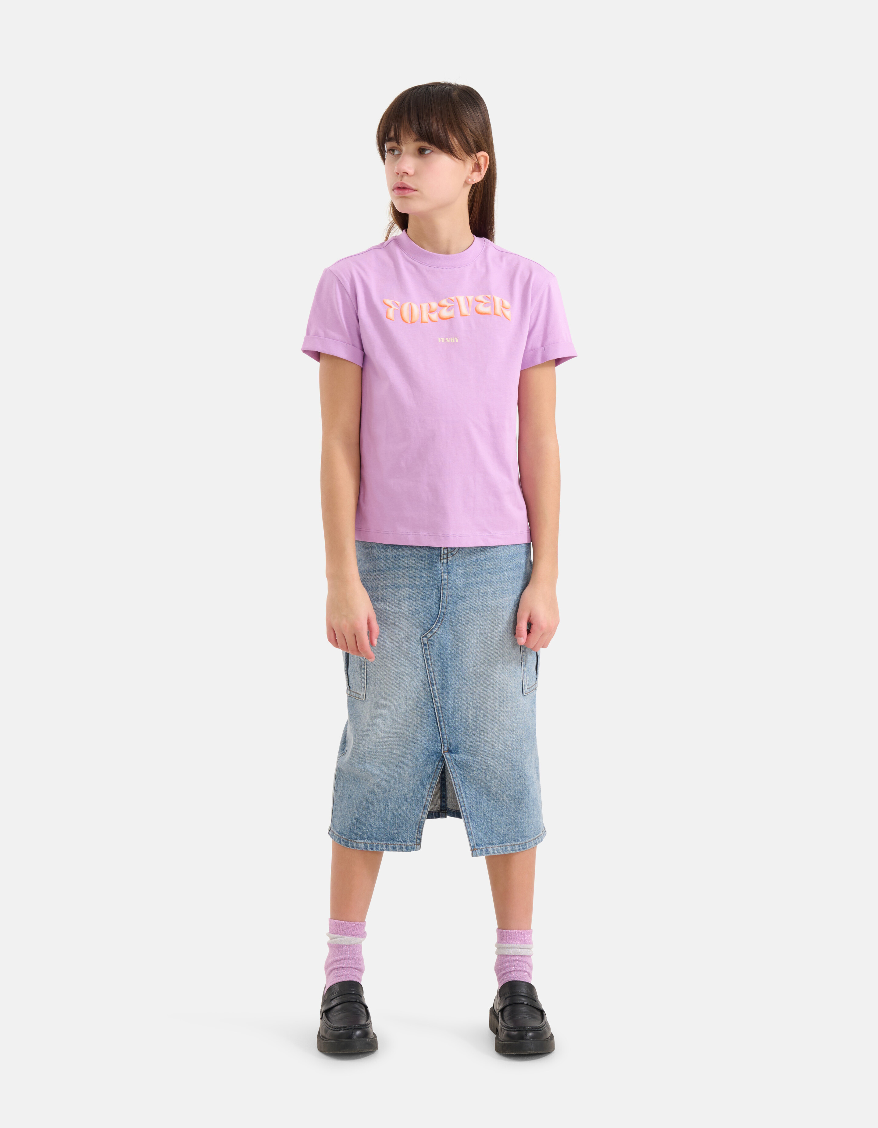 Artwork T-shirt Lila SHOEBY GIRLS