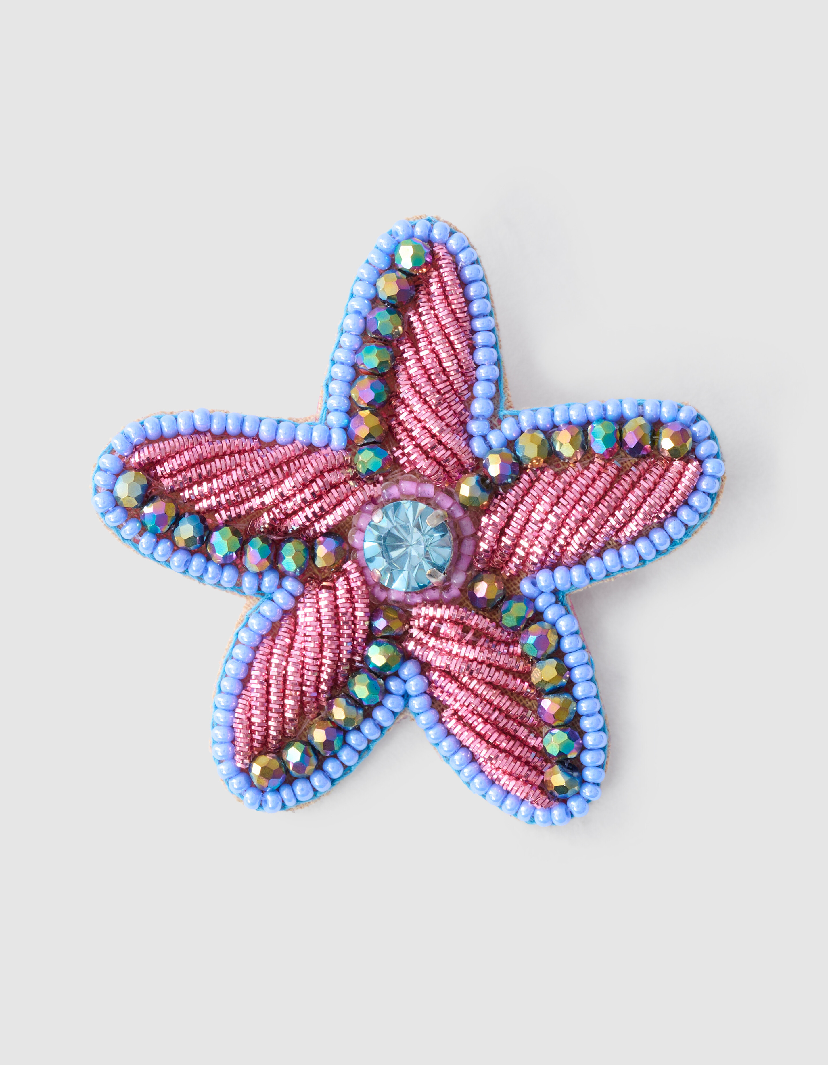 Perlen Ster Broche Blauw SHOEBY ACCESSOIRES
