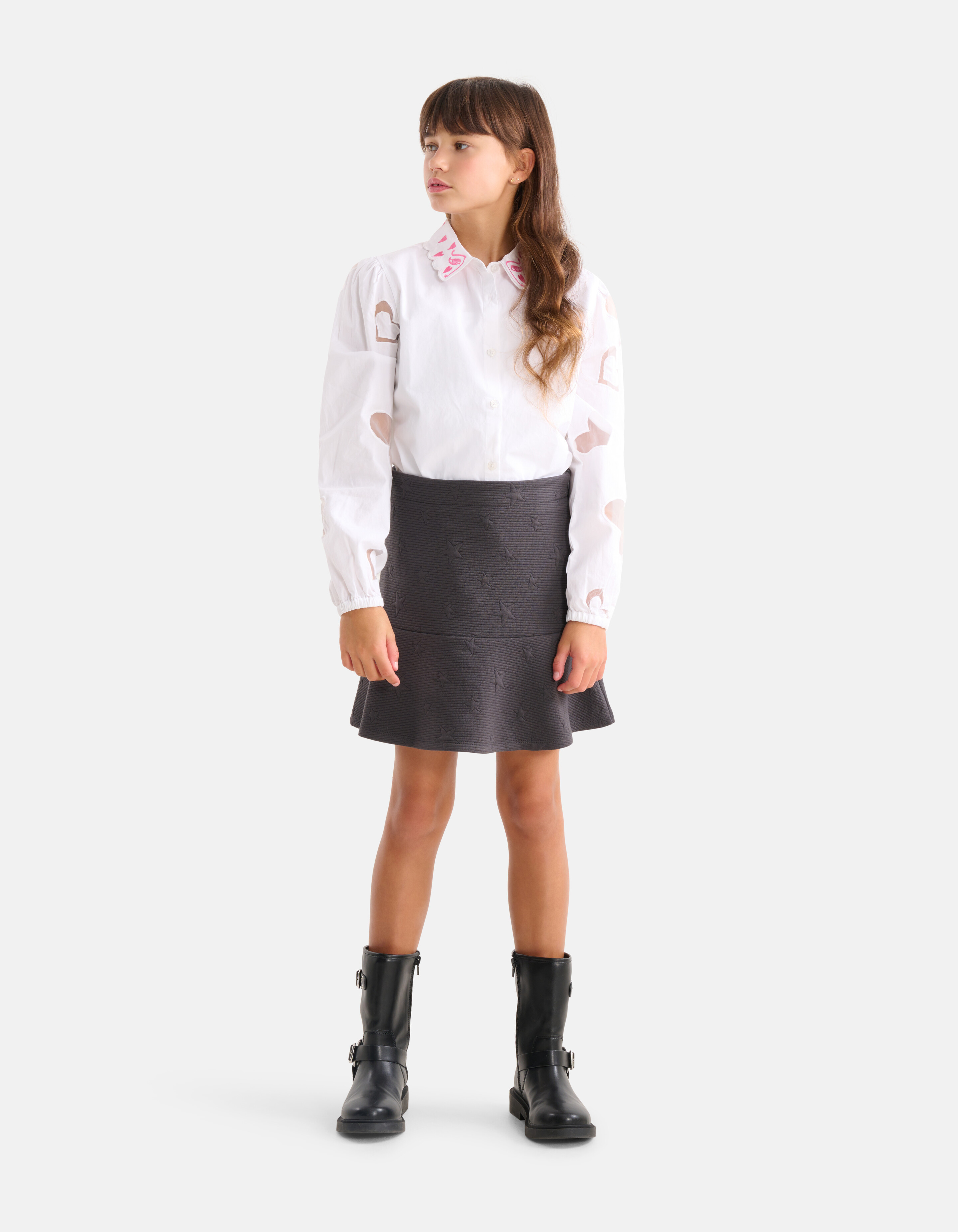 Sterne Rock Dunkelgrau SHOEBY GIRLS