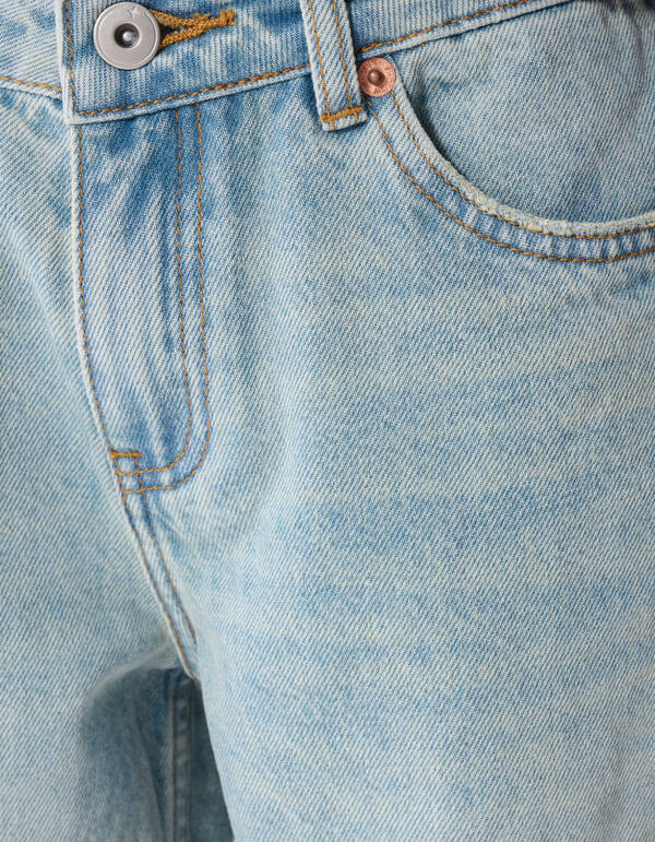 Baggy Fit Jeans Hellblau Verwaschen SHOEBY BOYS