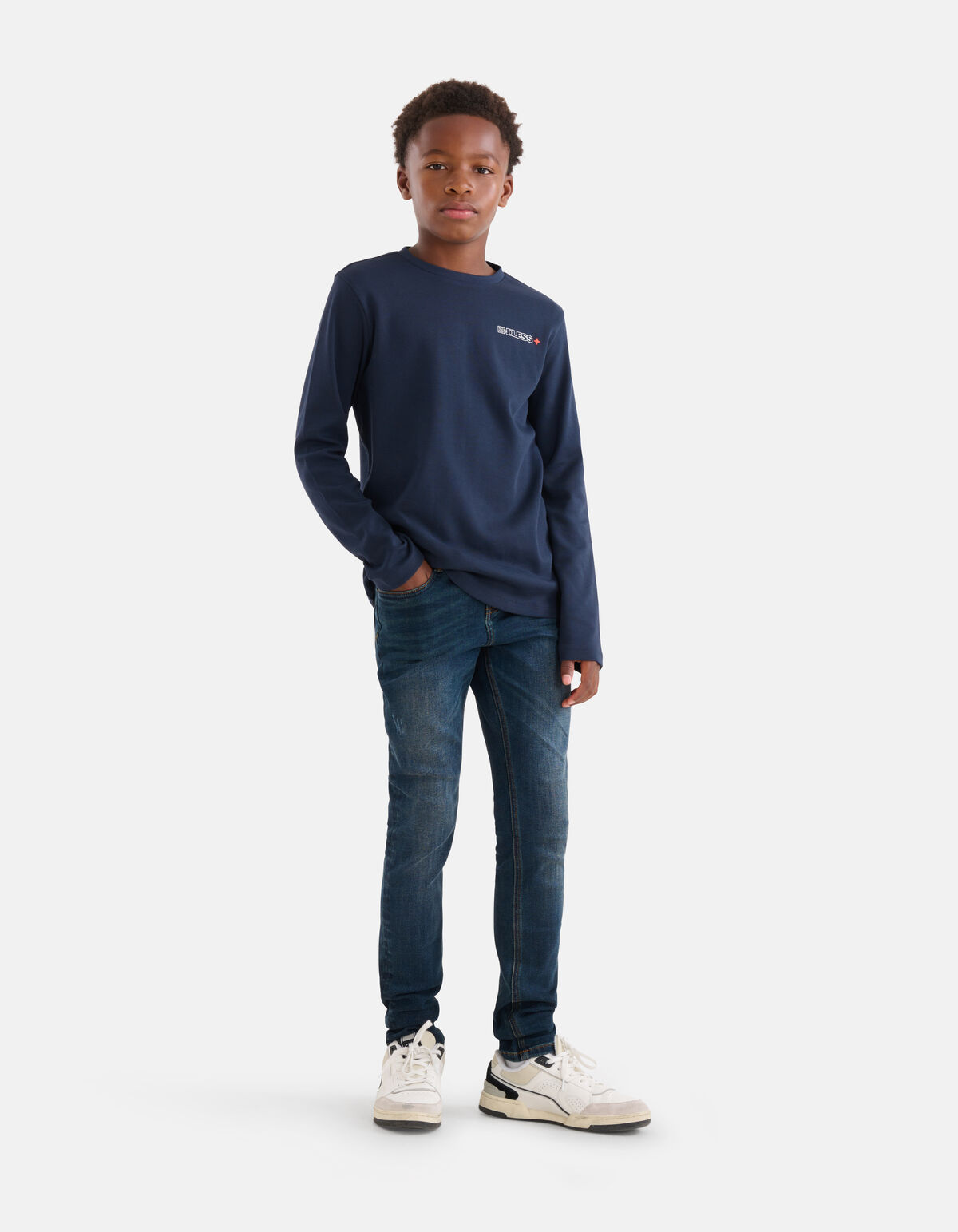 Artwork Longsleeve Dunkelblau SHOEBY BOYS