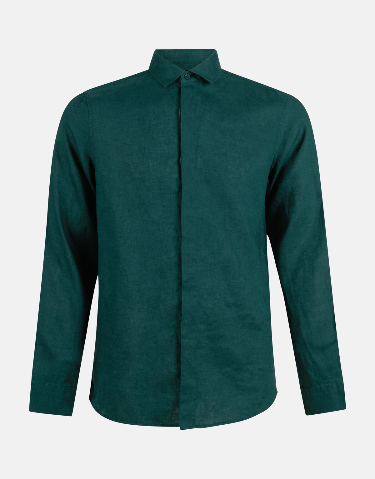 Leinenhemd Dunkelgr&uuml;n SHOEBY MEN