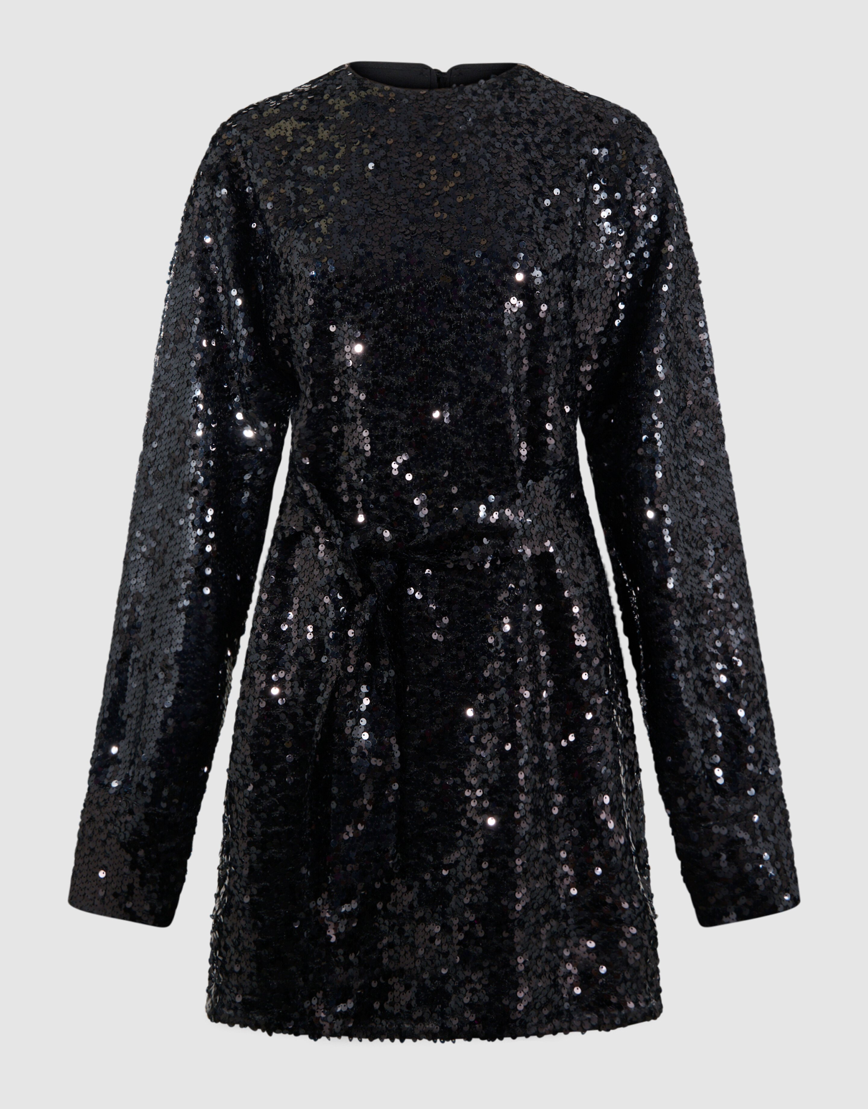Sequin Mini Dress Black SHOEBY WOMEN