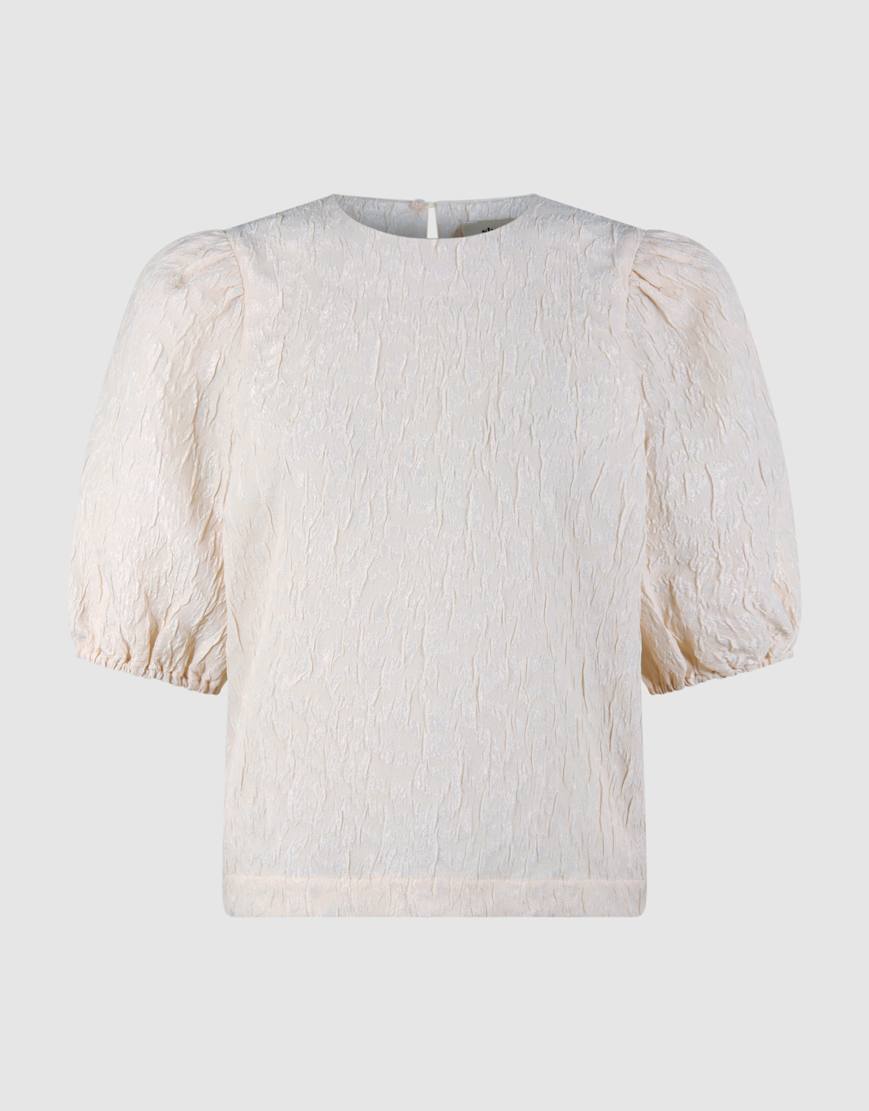 Jacquard Struktur Top Gebrochen Weiß SHOEBY WOMEN