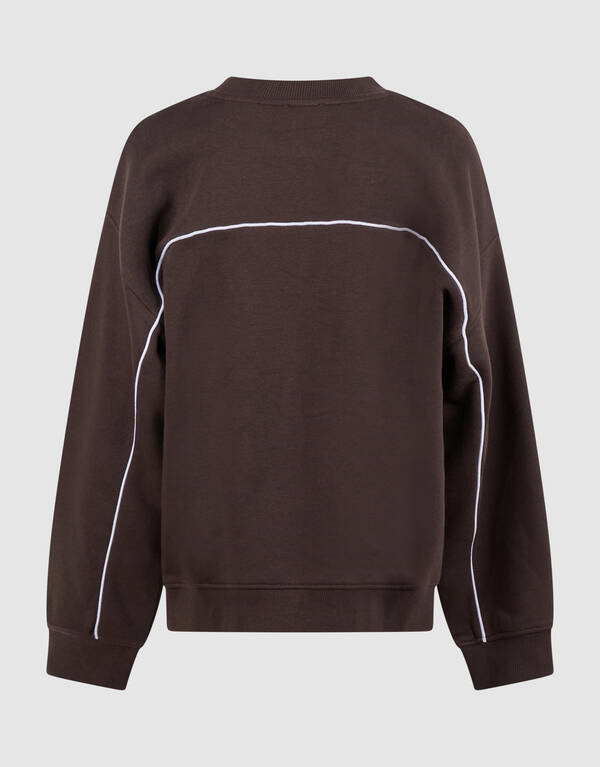 Sweatshirt mit Aufdruck braun SHOEBY BOYS