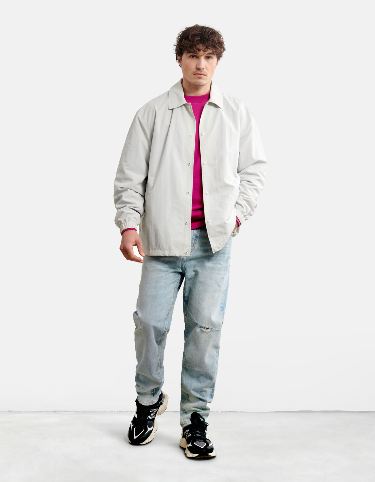 Coach Jacke Hellgrau SHOEBY MEN
