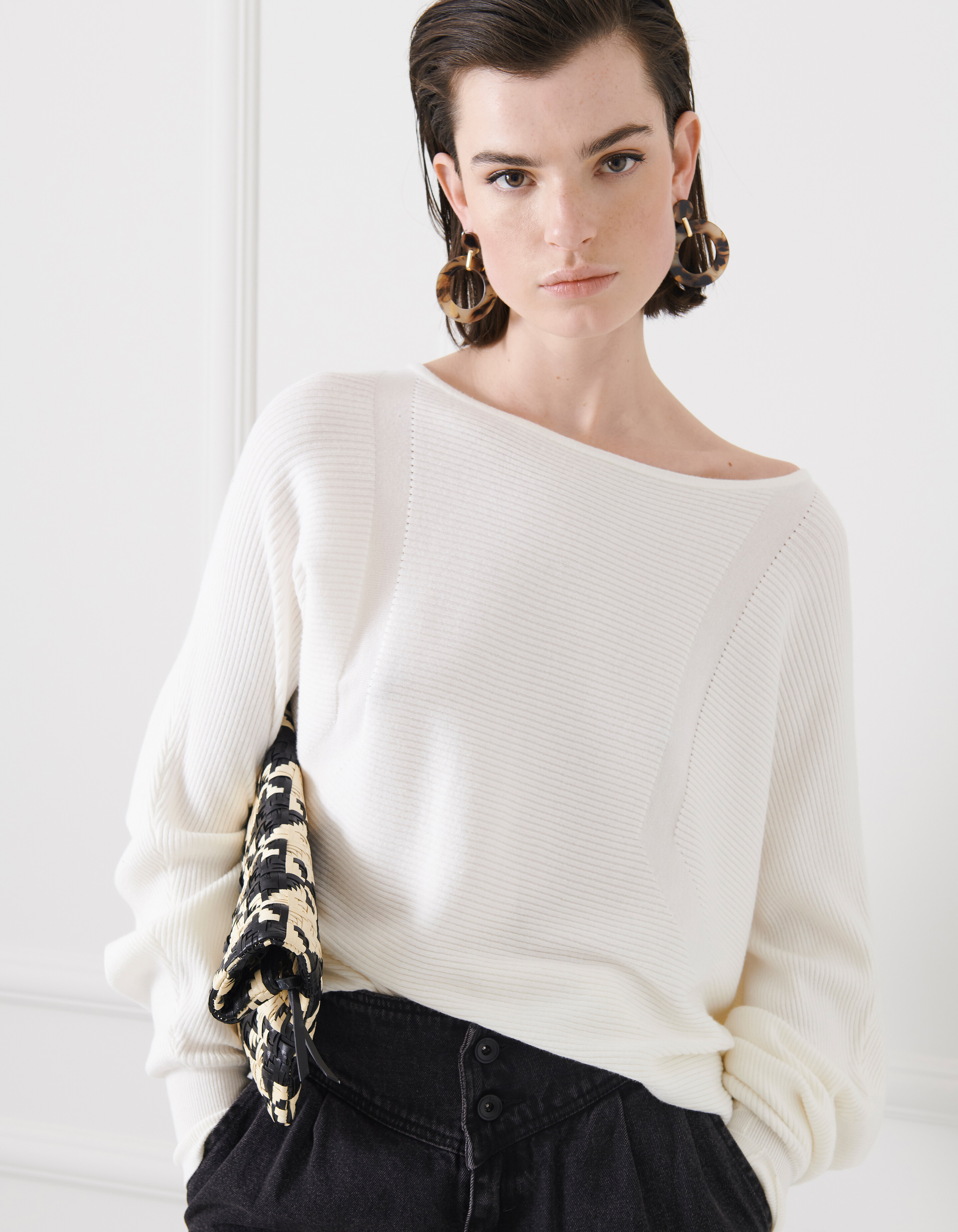 Pullover mit weiten Ärmeln Off White SHOEBY WOMEN