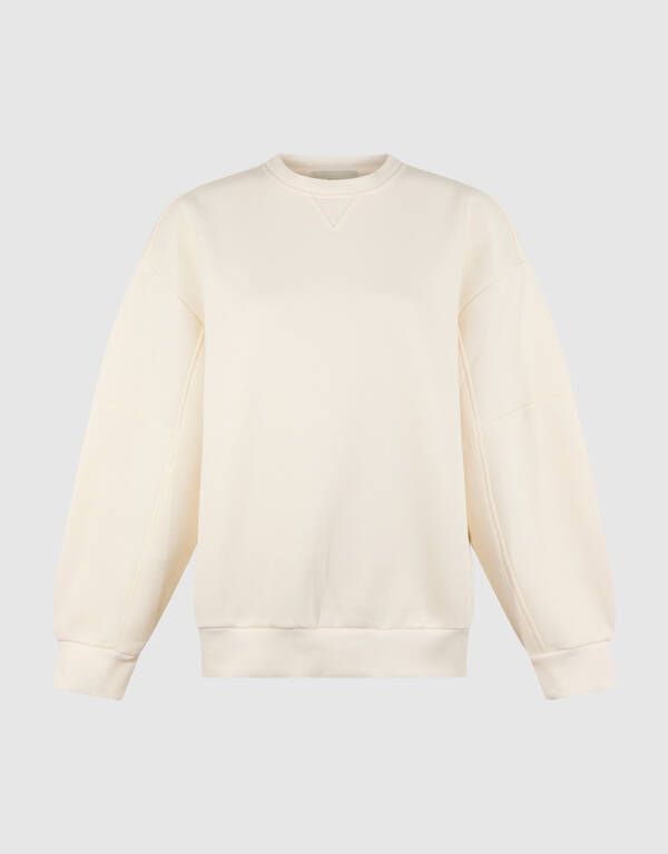 Pullover mit großen Ärmeln in Off White SHOEBY WOMEN