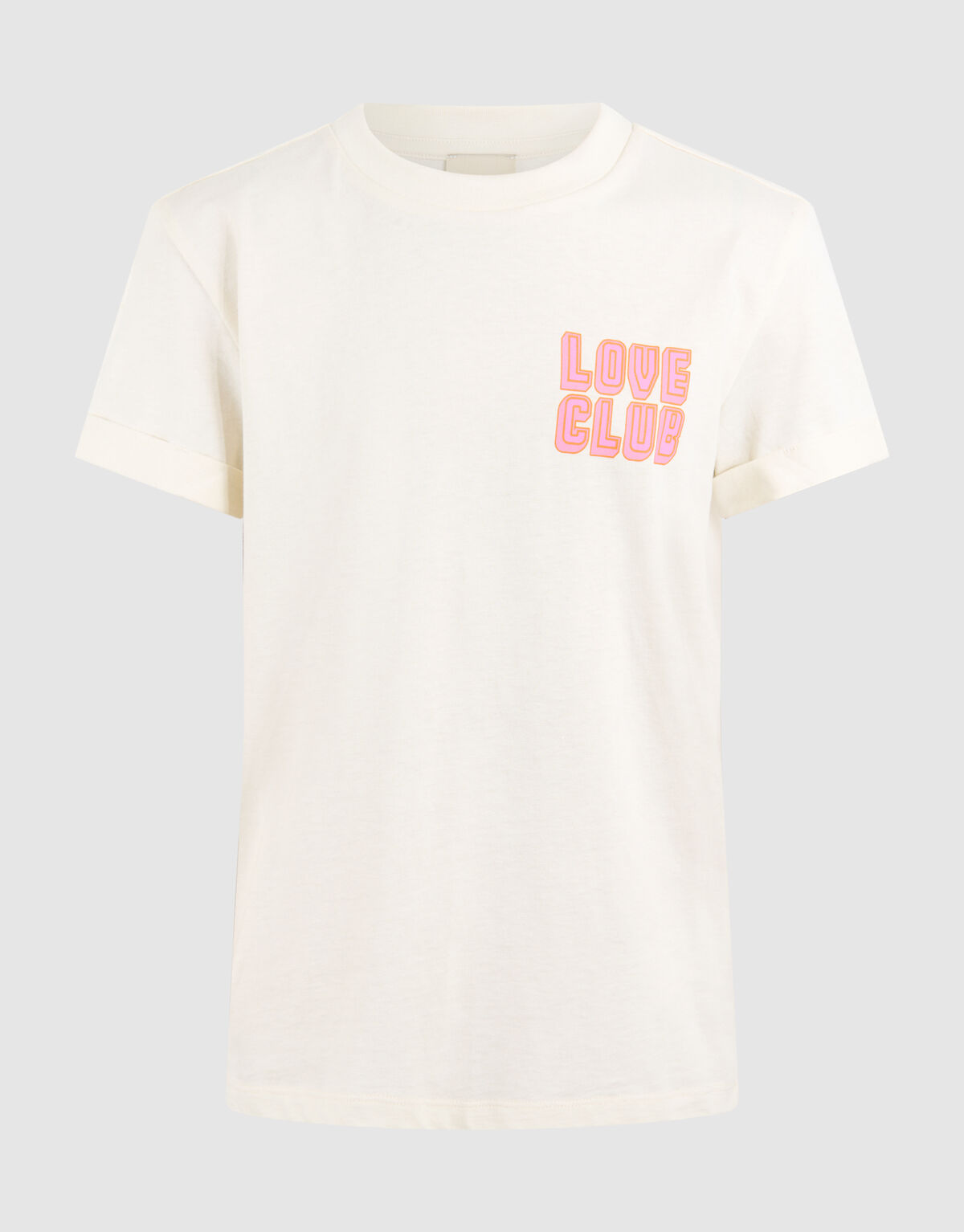Love Club Artwork T-shirt Off Weiß SHOEBY GIRLS