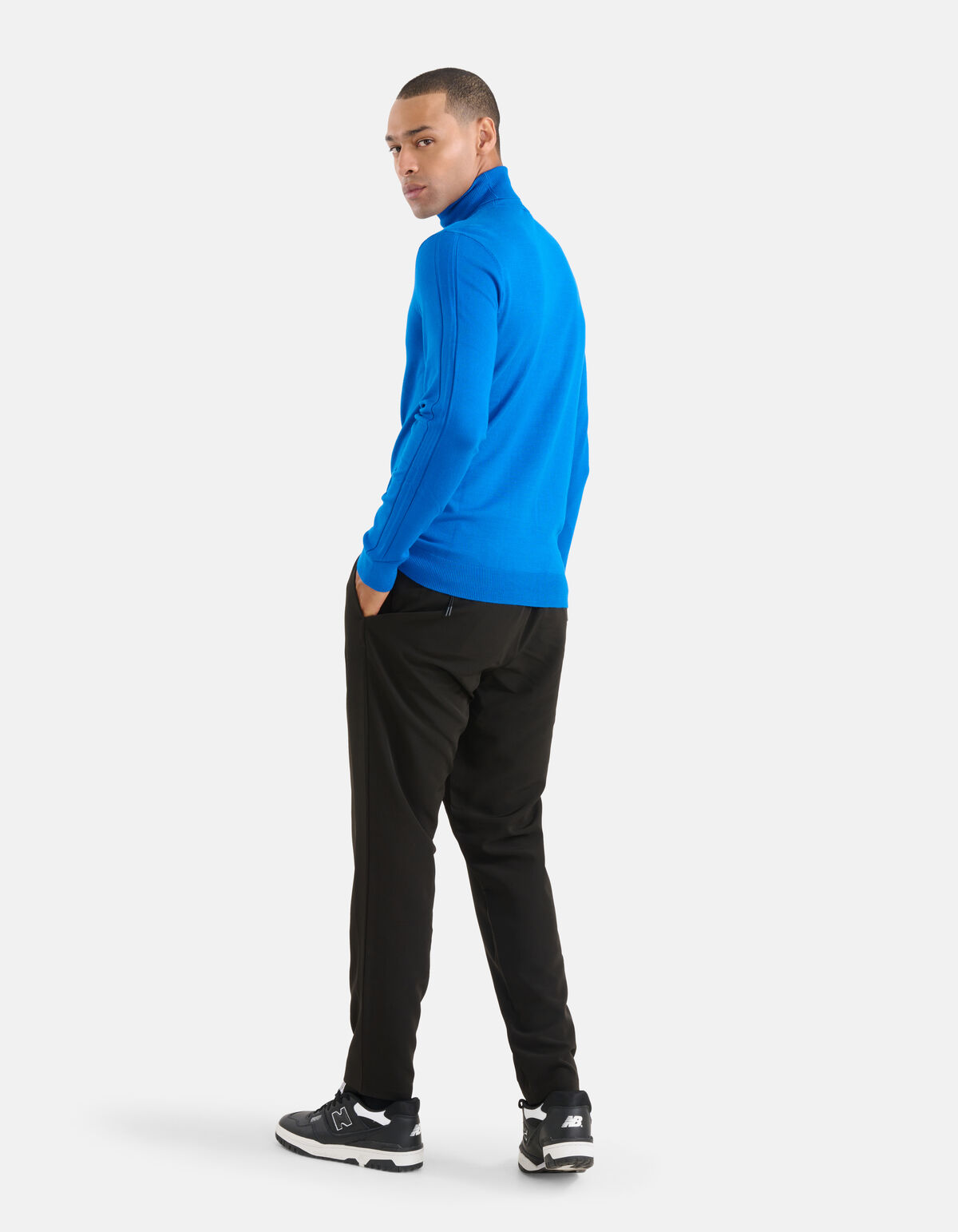 Rollkragenpullover Blau SHOEBY MEN