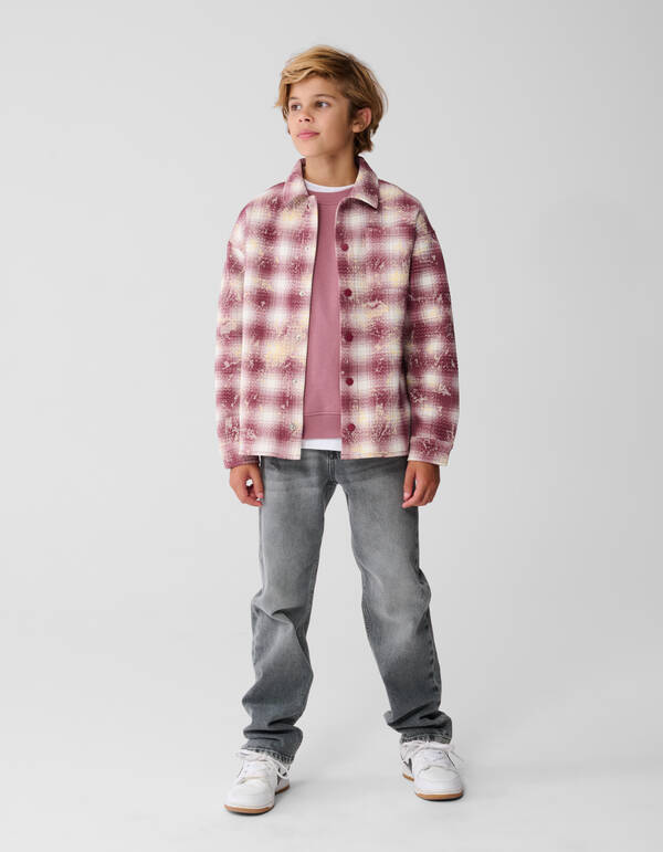 Spetter Ruiten Overshirt Hellrosa SHOEBY BOYS