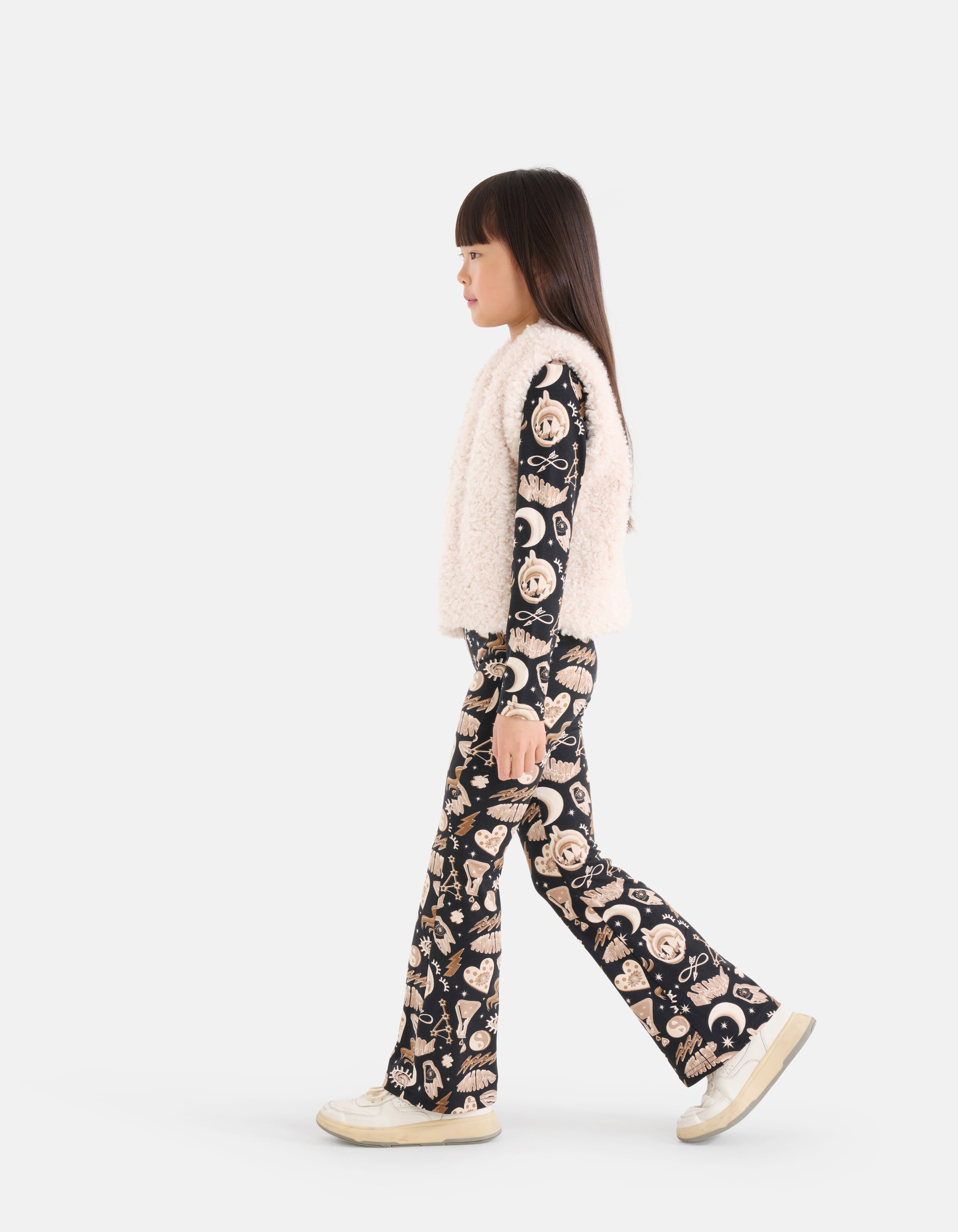 Teddy Gilet Off White SHOEBY GIRLS