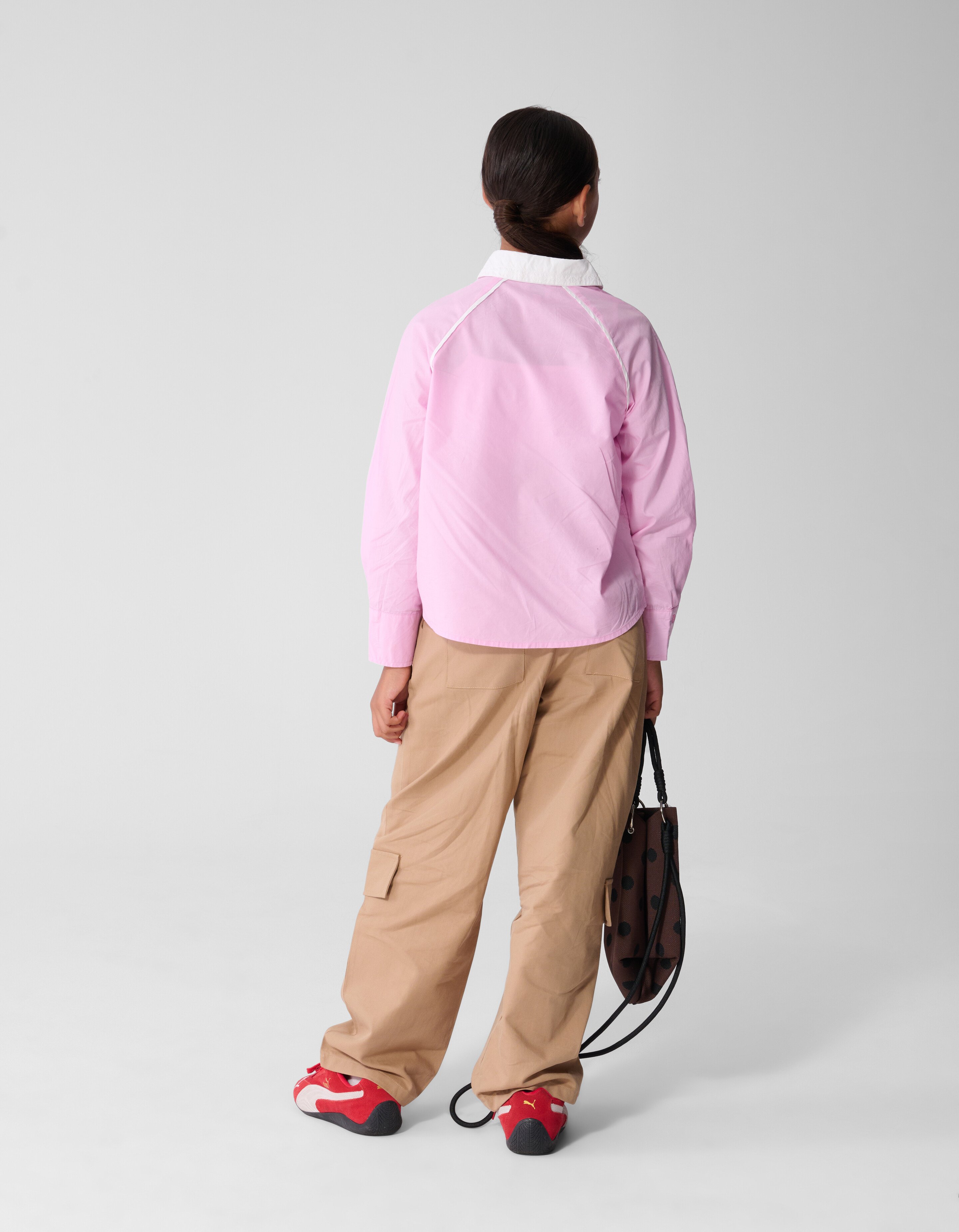 Piping Bluse Hellrosa SHOEBY GIRLS