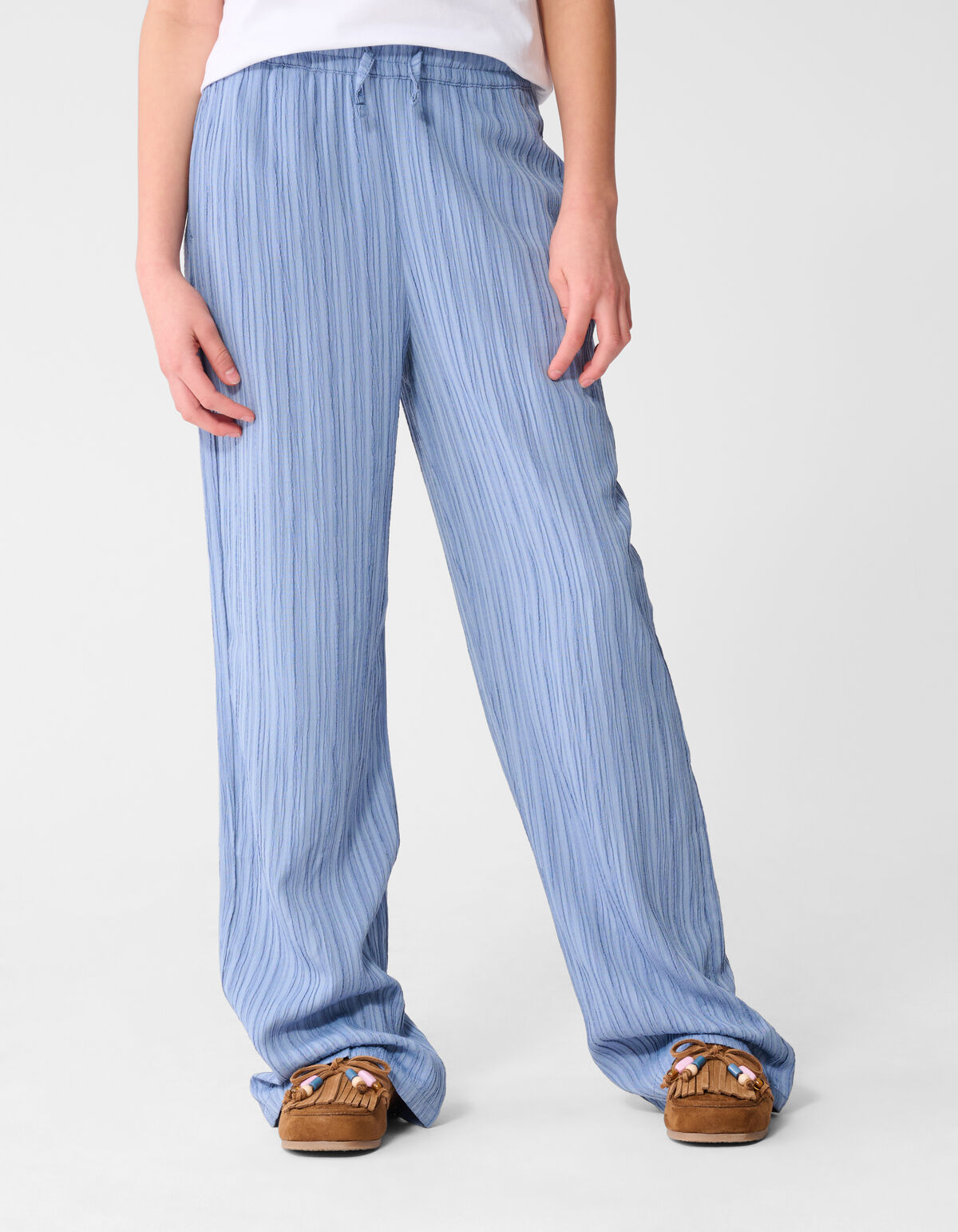 Extra Crinkle-Hose Blau SHOEBY GIRLS