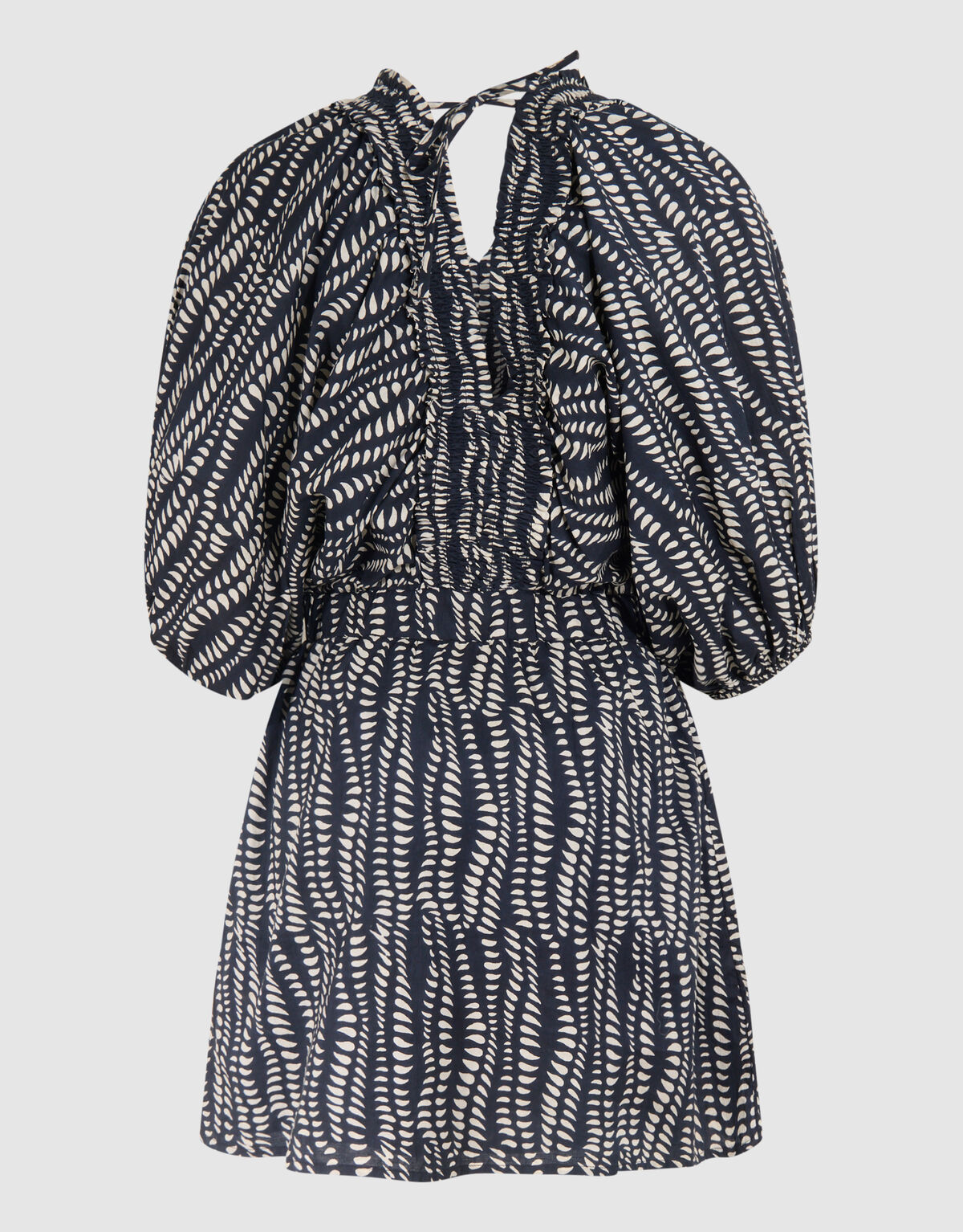 Bedrucktes Minikleid Schwarz/Weiß SHOEBY WOMEN