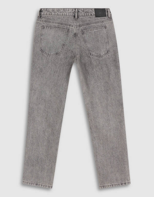 Modern Straight Fit Jeans Dirty Wash Grau L32 SHOEBY MEN